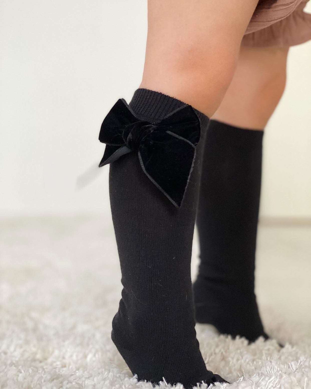 Condor Knæstrømper med Velour Sløjfe – Fantastisk Tilbud!