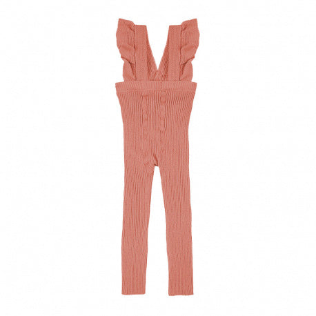 Condor Leggings med Flæse Seler – Terracotta Tilbud!