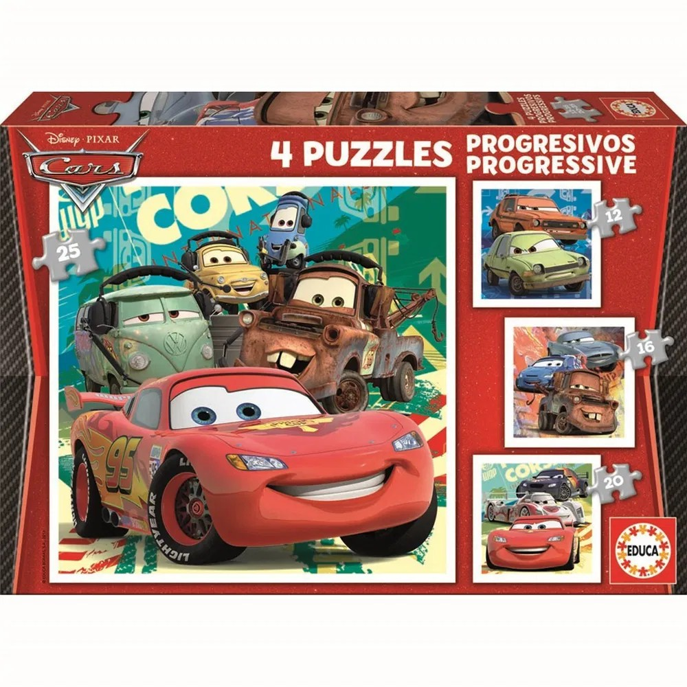 Educa Cars Puslespil – Sjov Læring til Børn!