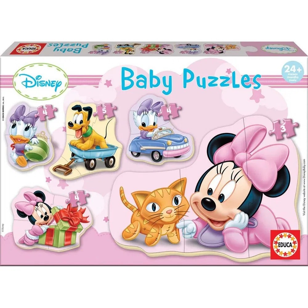 Educa Puslespil – Baby Minnie til små hænder