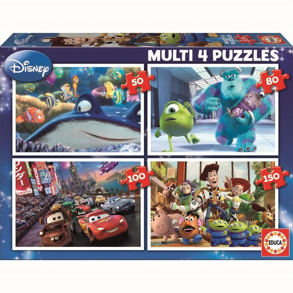 Educa Puslespil - Disney Pixar Eventyr til Børn 6+