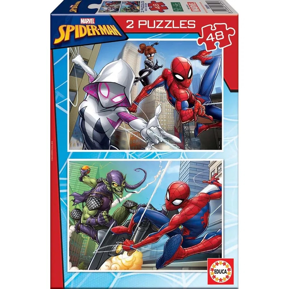 Educa Spider-Man Puslespil til Børn 3+ År - Sjov Leg!