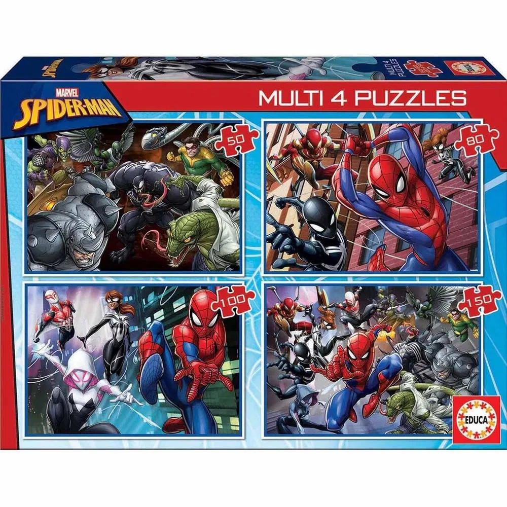 Educa Puslespil – Ultimate Spider-Man med 4 sværhedsgrader