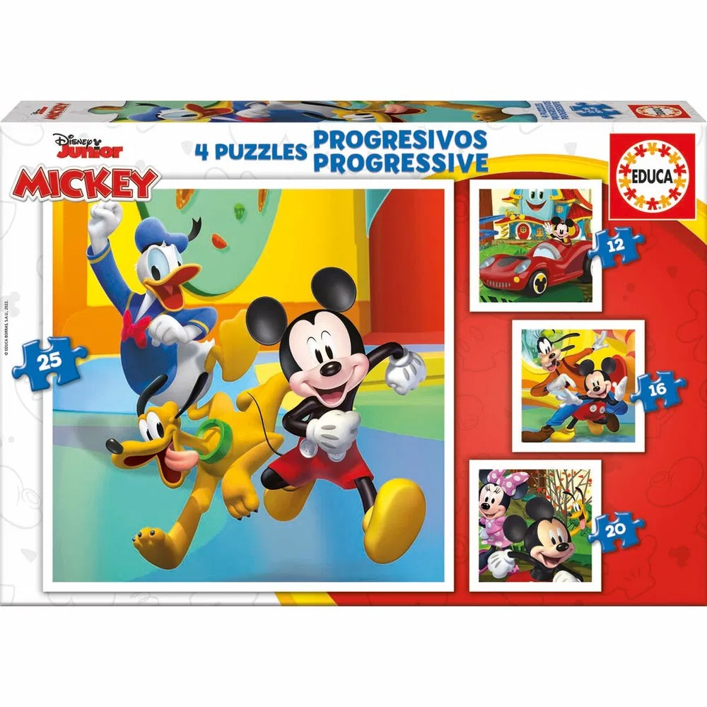 Educa Puslespil – Mickeys Venner til Børn fra 3 År