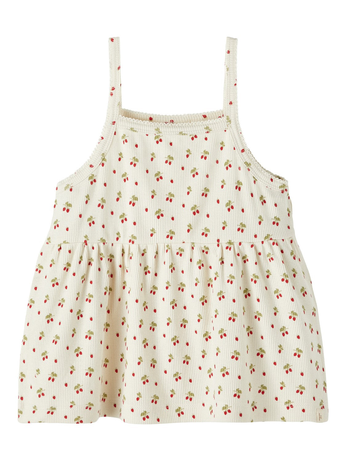 Lil Atelier Gago Top med Jordbær - Turtledove Tilbud!