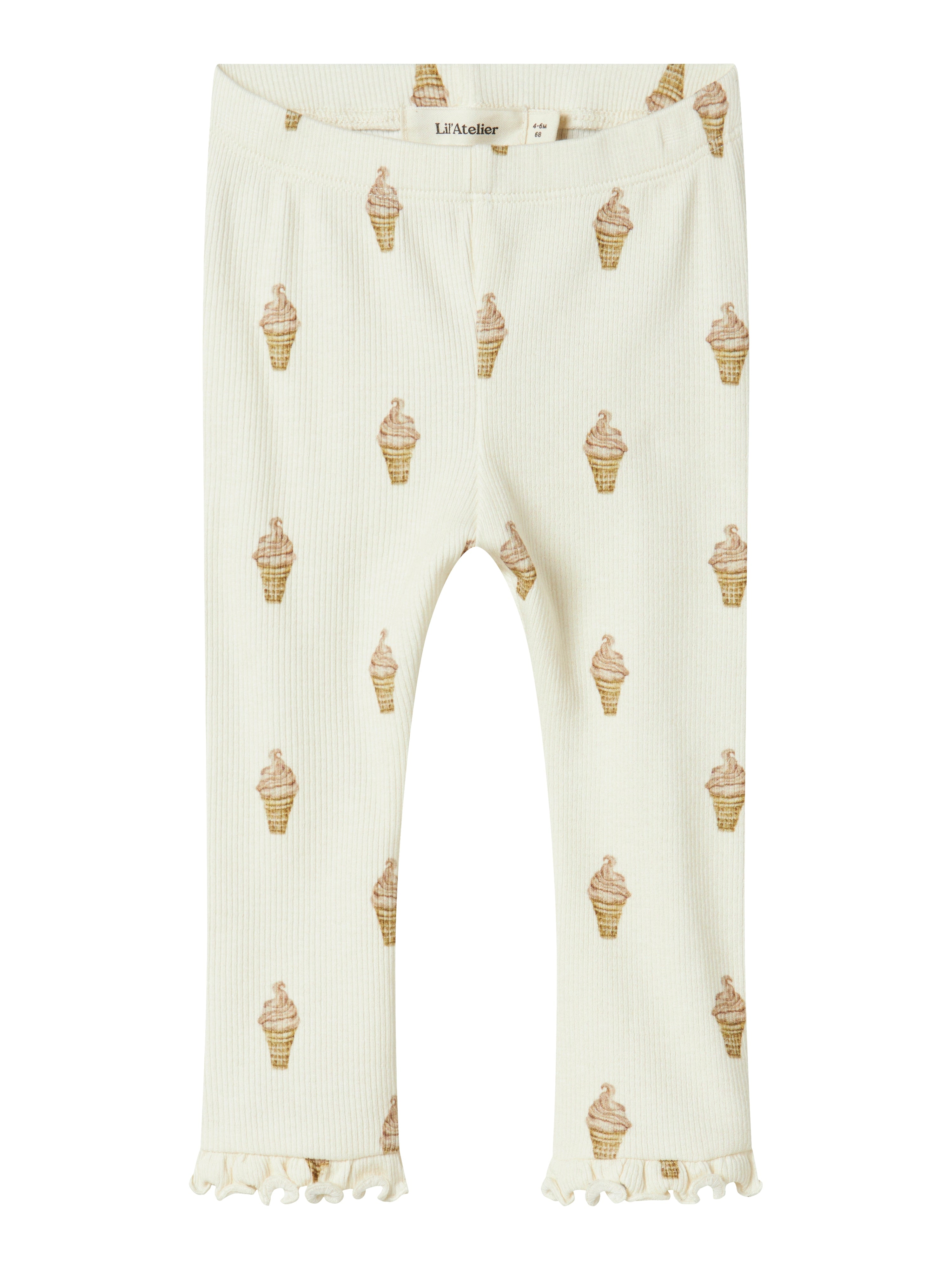 Lil Atelier Gavo Eka Leggings – Turtledove Iscreme Tilbud!