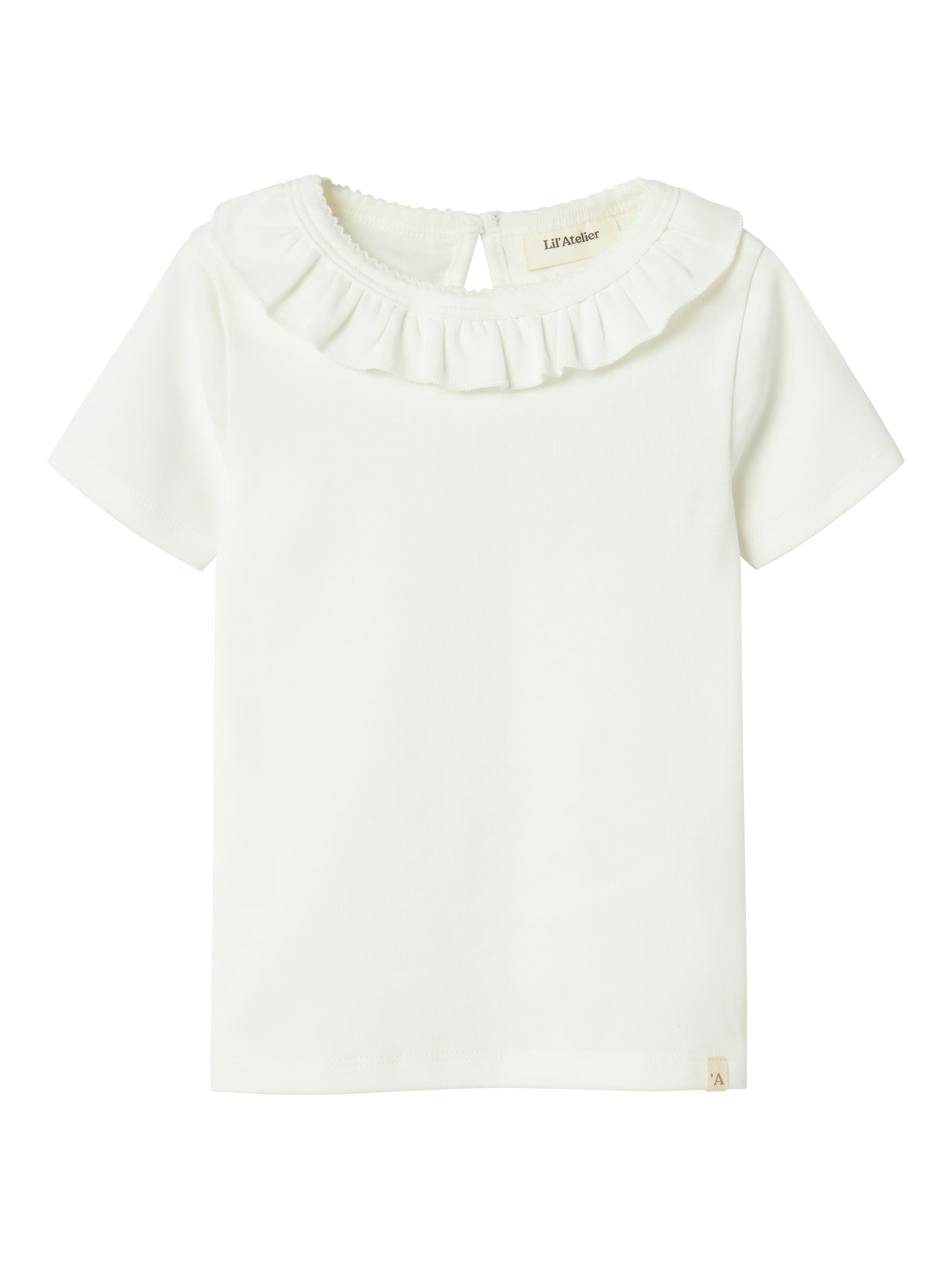 Lil Atelier Lalo Slim Top - Kokosmælk - Fantastisk Udsalg!