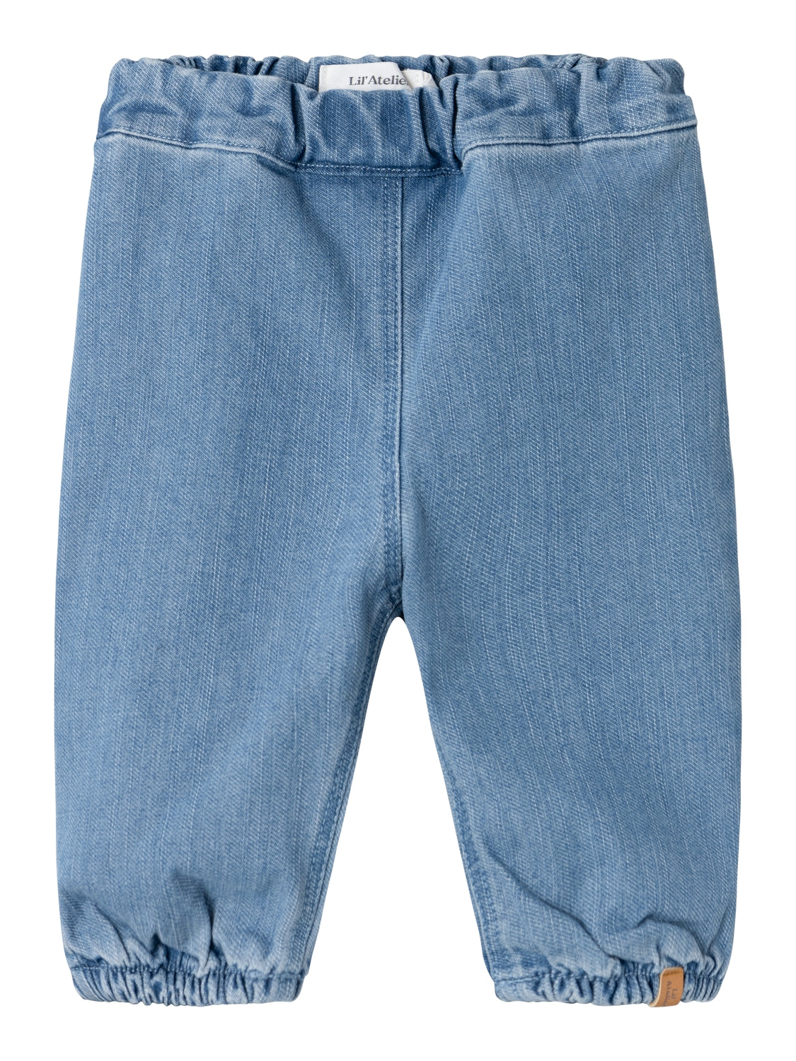 Lil Atelier Rome Losse Okaja Jeans - Mellem Lys Blå Denim