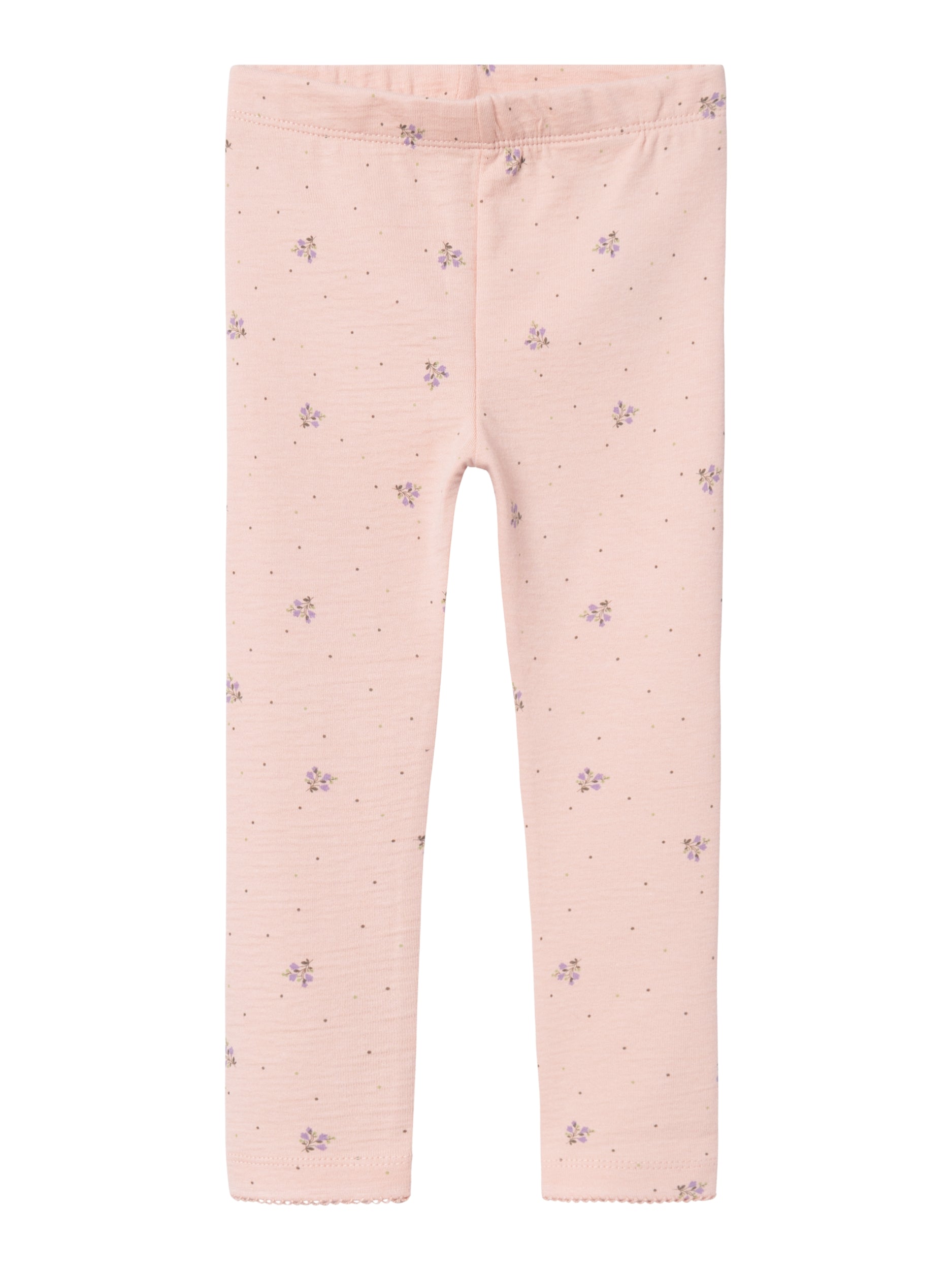 Name It Belinea Leggins - Rose Smoke med Blomsterprint