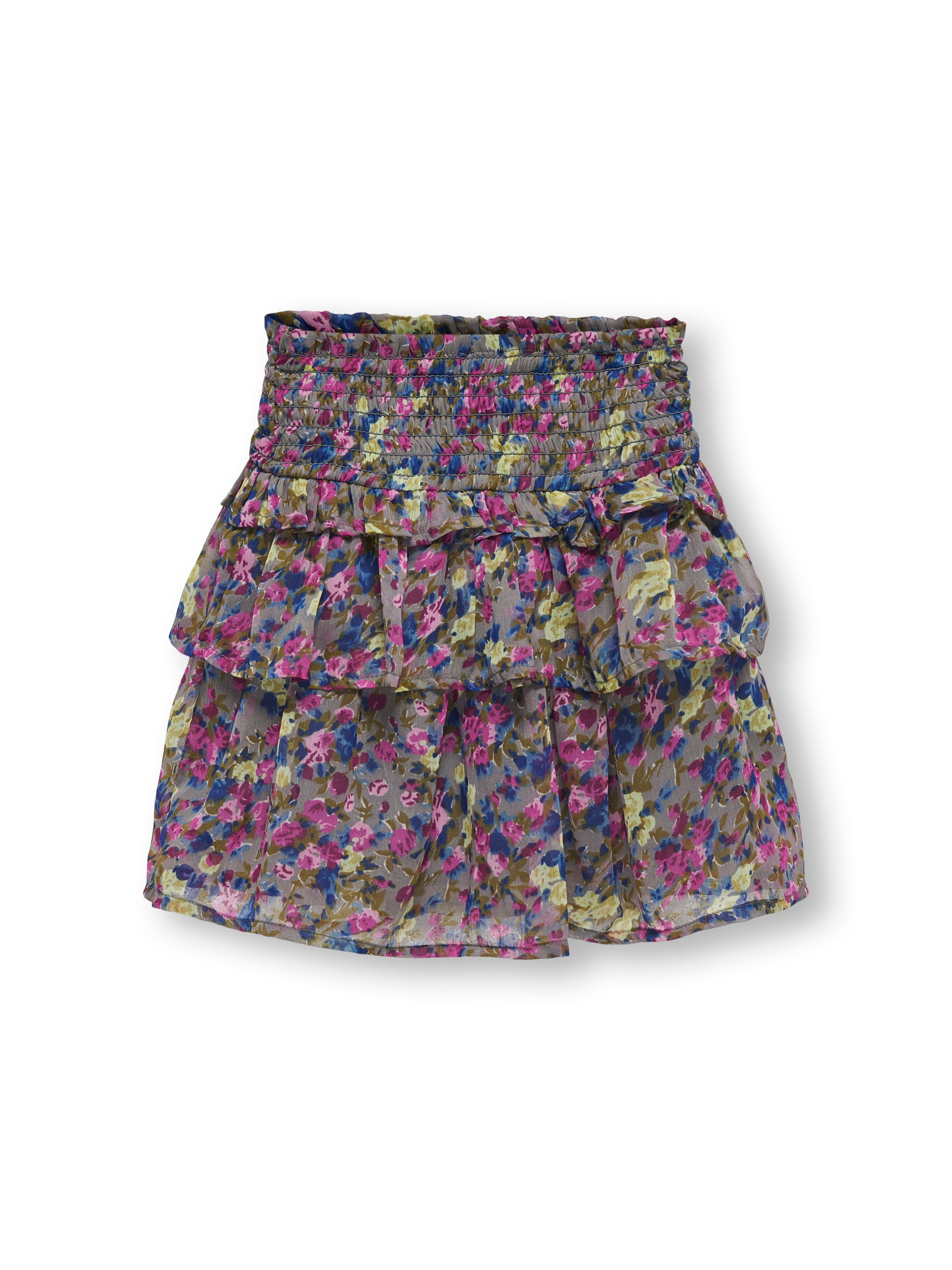 Only Mini Rachel Smock Nederdel - December Sky - Udsalg!