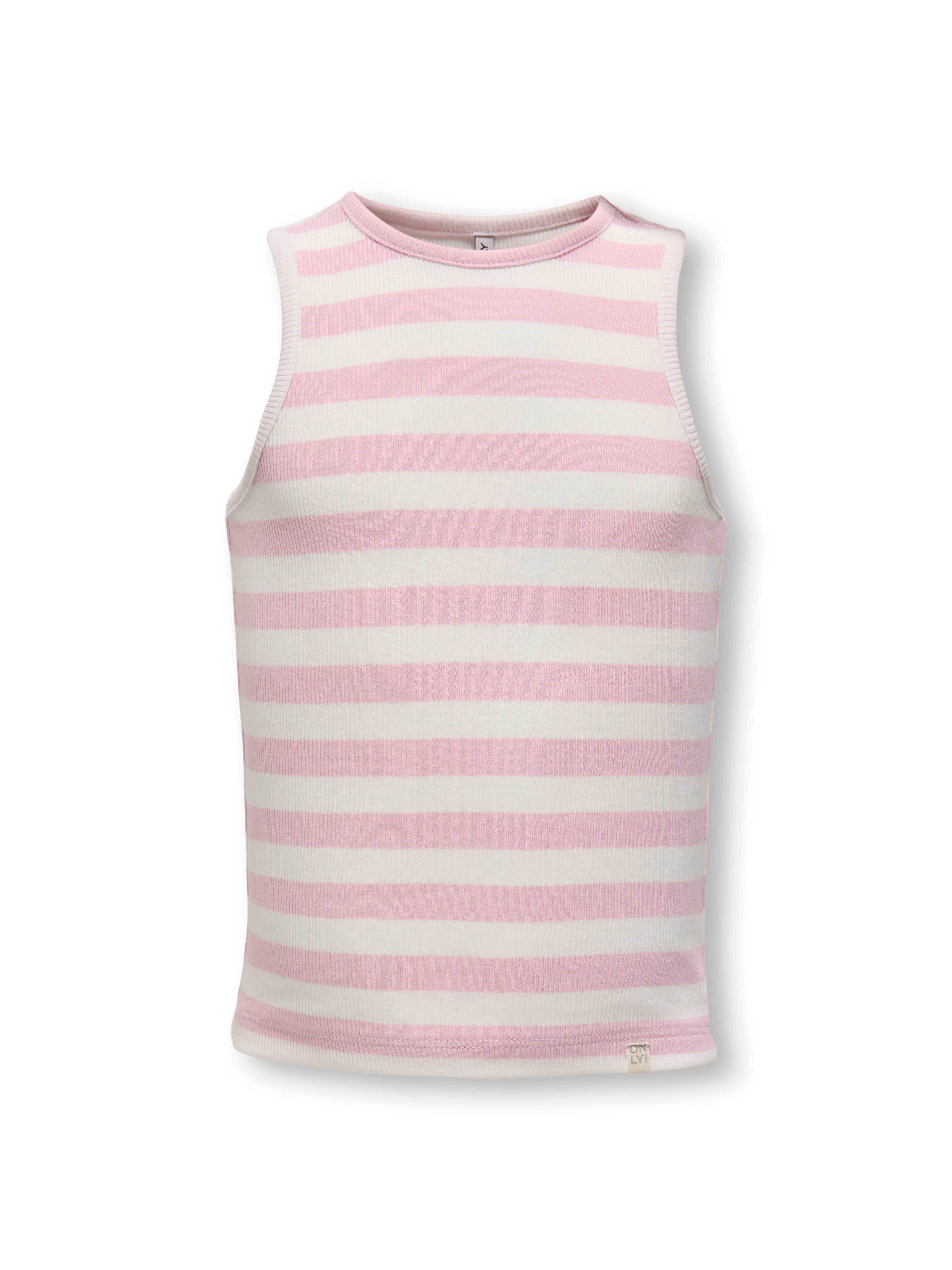 Only Mini Kenya Rib Tank Top - Roseate Spoonbill 92 cm