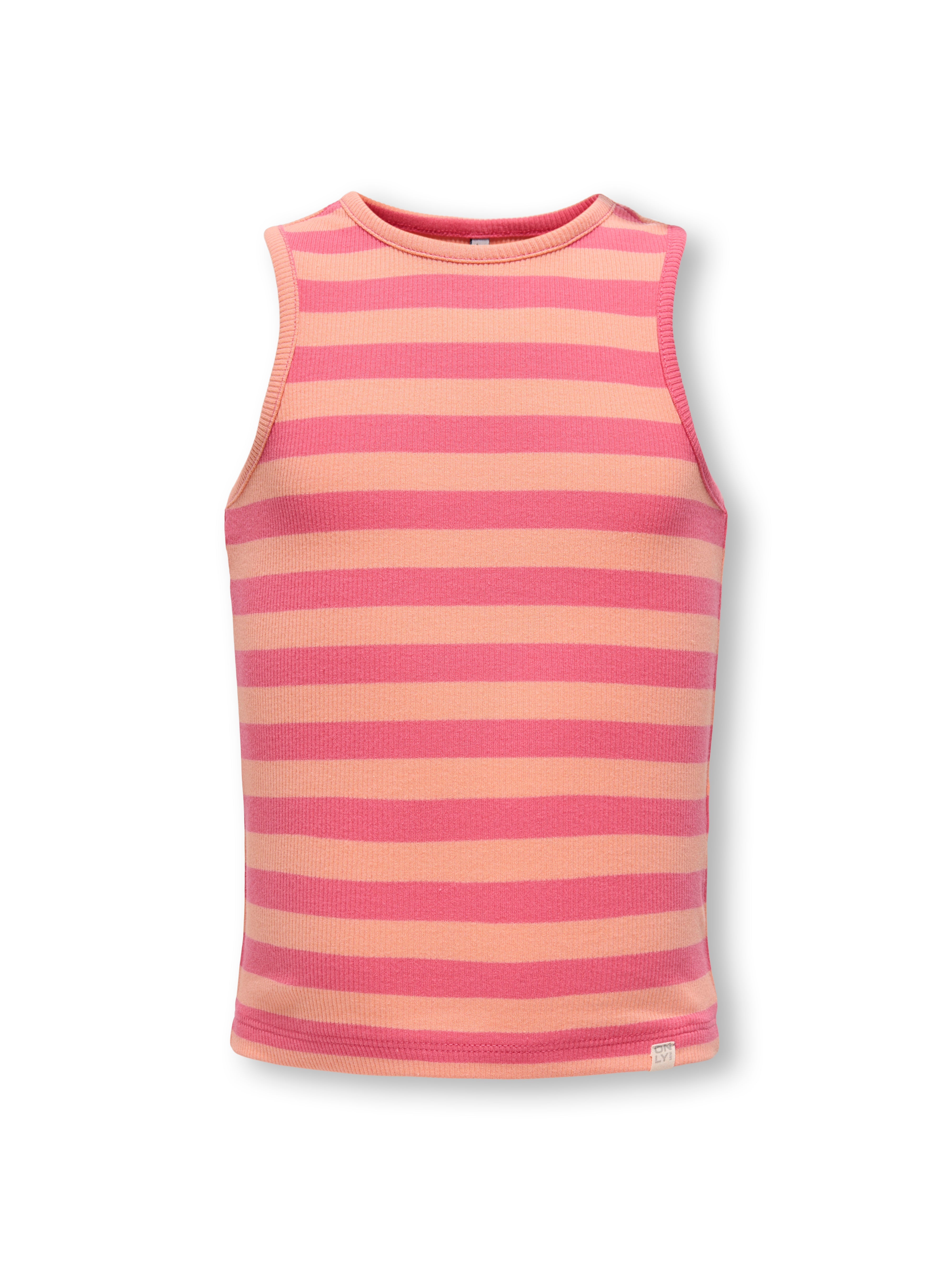 Only Mini Kenya Rib Tank Top - Camellia Rose Salmon