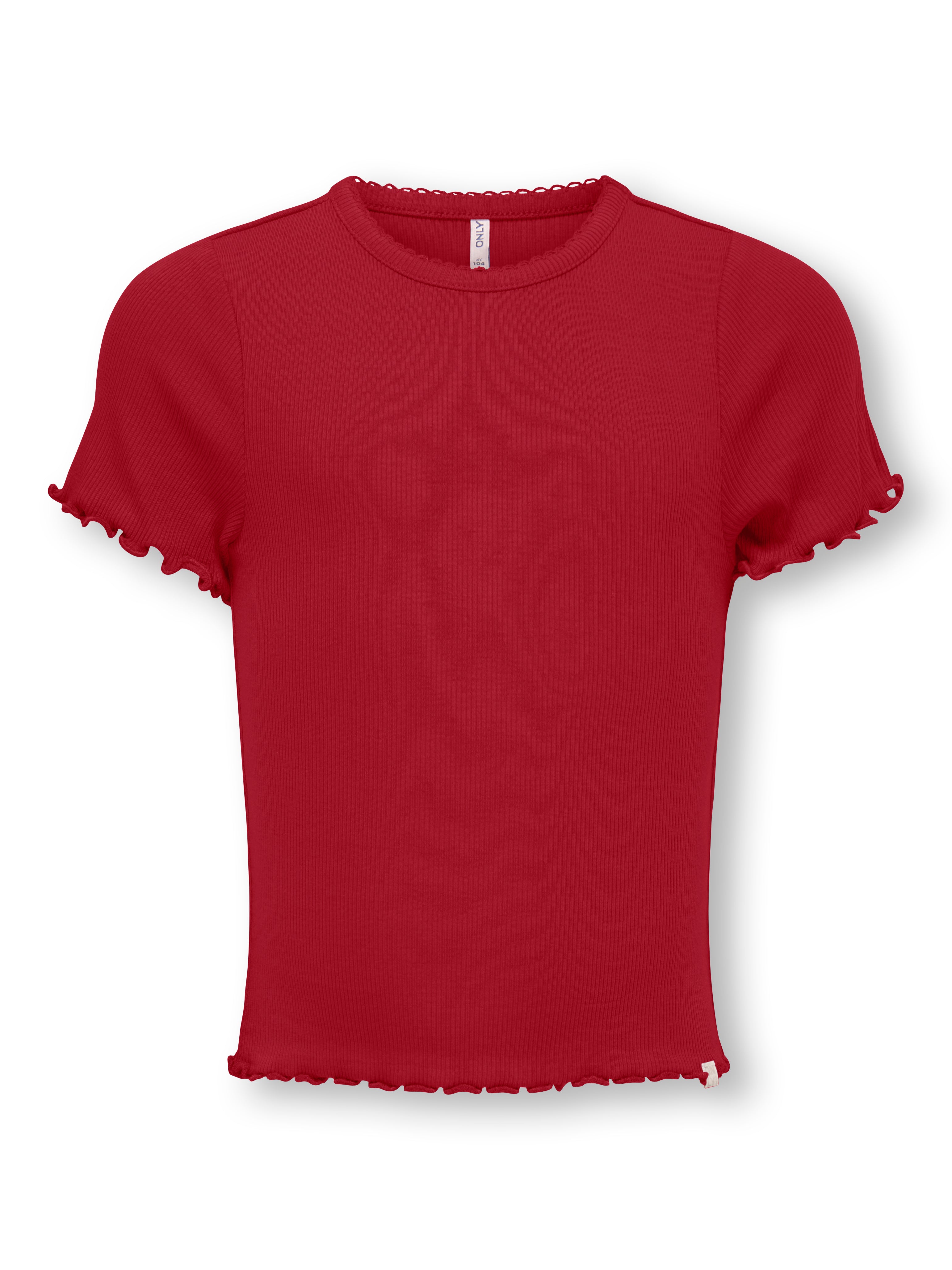 Only Mini Trinny Life Top - Equestrian Red til børn