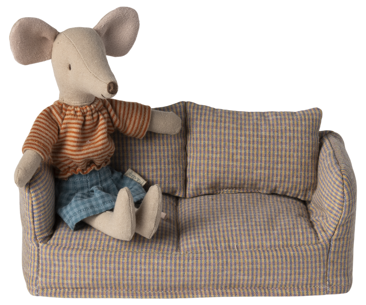 Vintage Maileg Sofa til Mus - Ideel til Dukkehuset