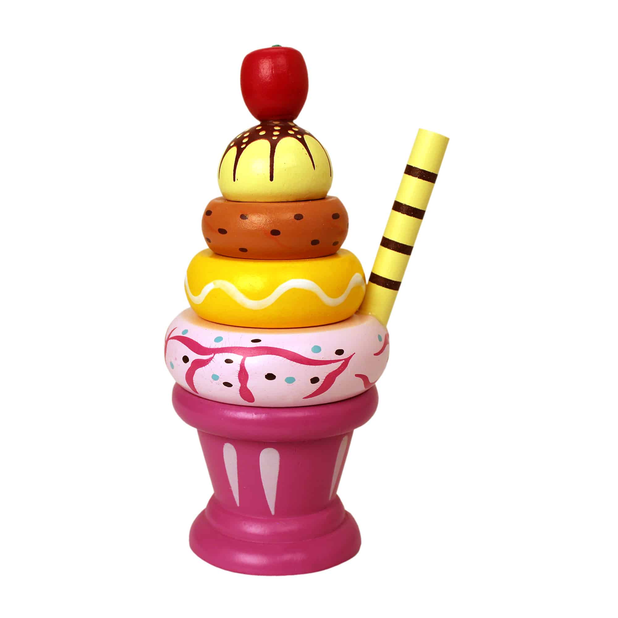 Magni Istoppe med Stabelfunktion - Pink Dessertleg Tilbud!