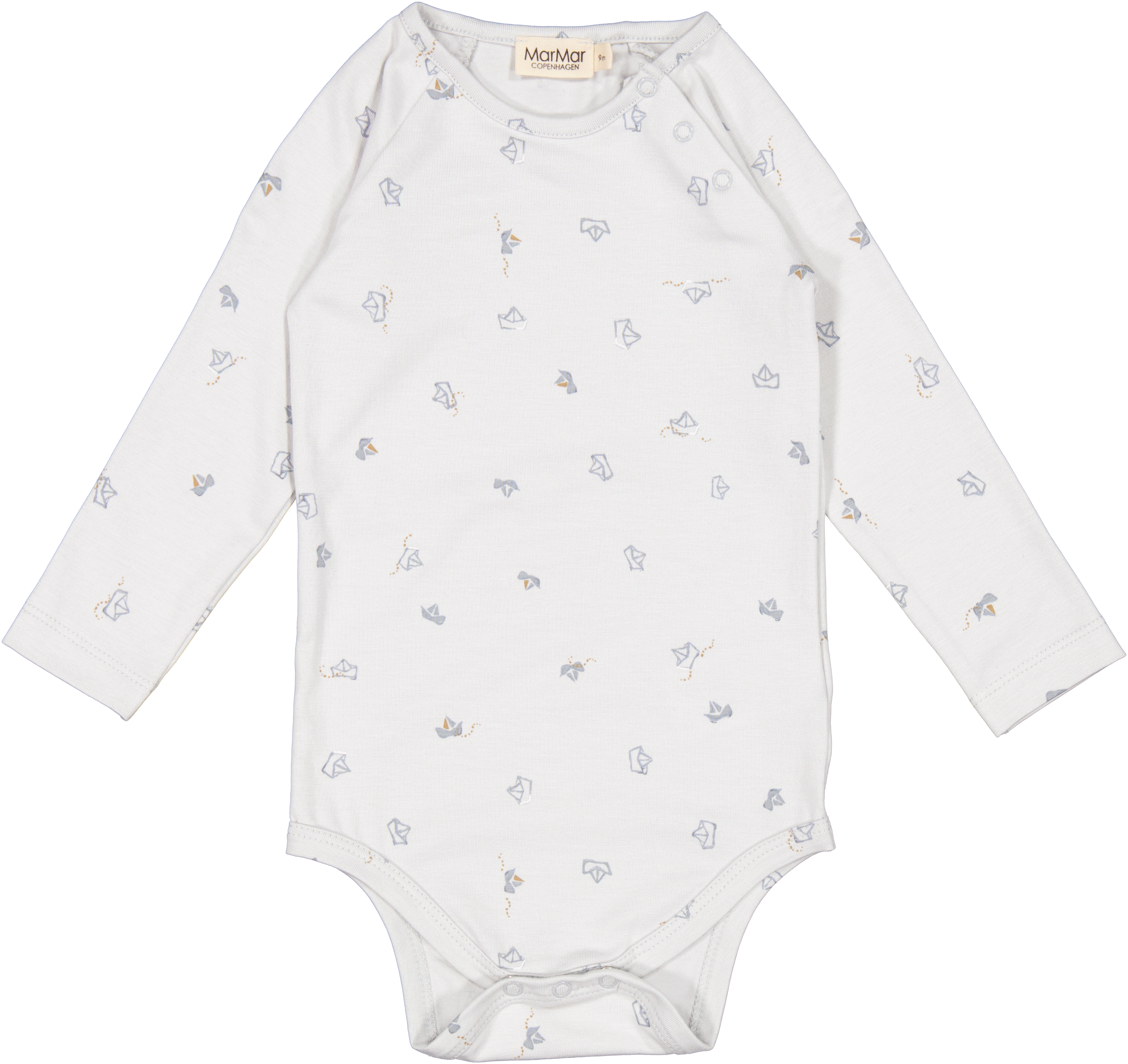 Marmar Bo Body - Paper Boats - Blød Babybody til Børn
