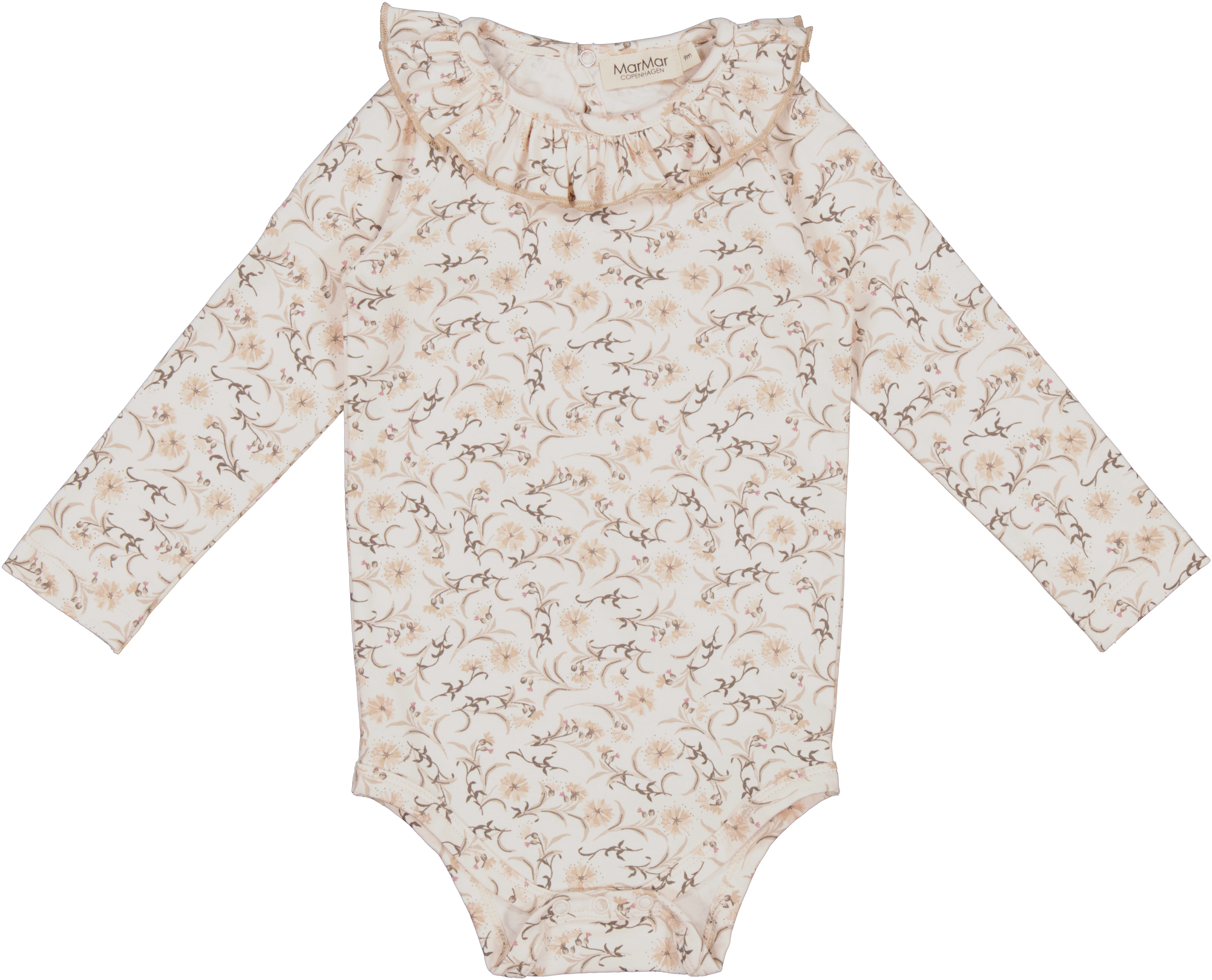Marmar Berta Bodystocking med Flæser - Star Flower tilbud!