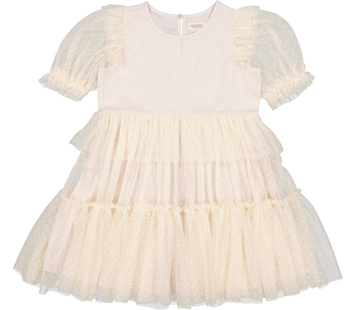 MarMar Doth Tulle Dotty Kjole – Vanilje – Fantastisk Tilbud!