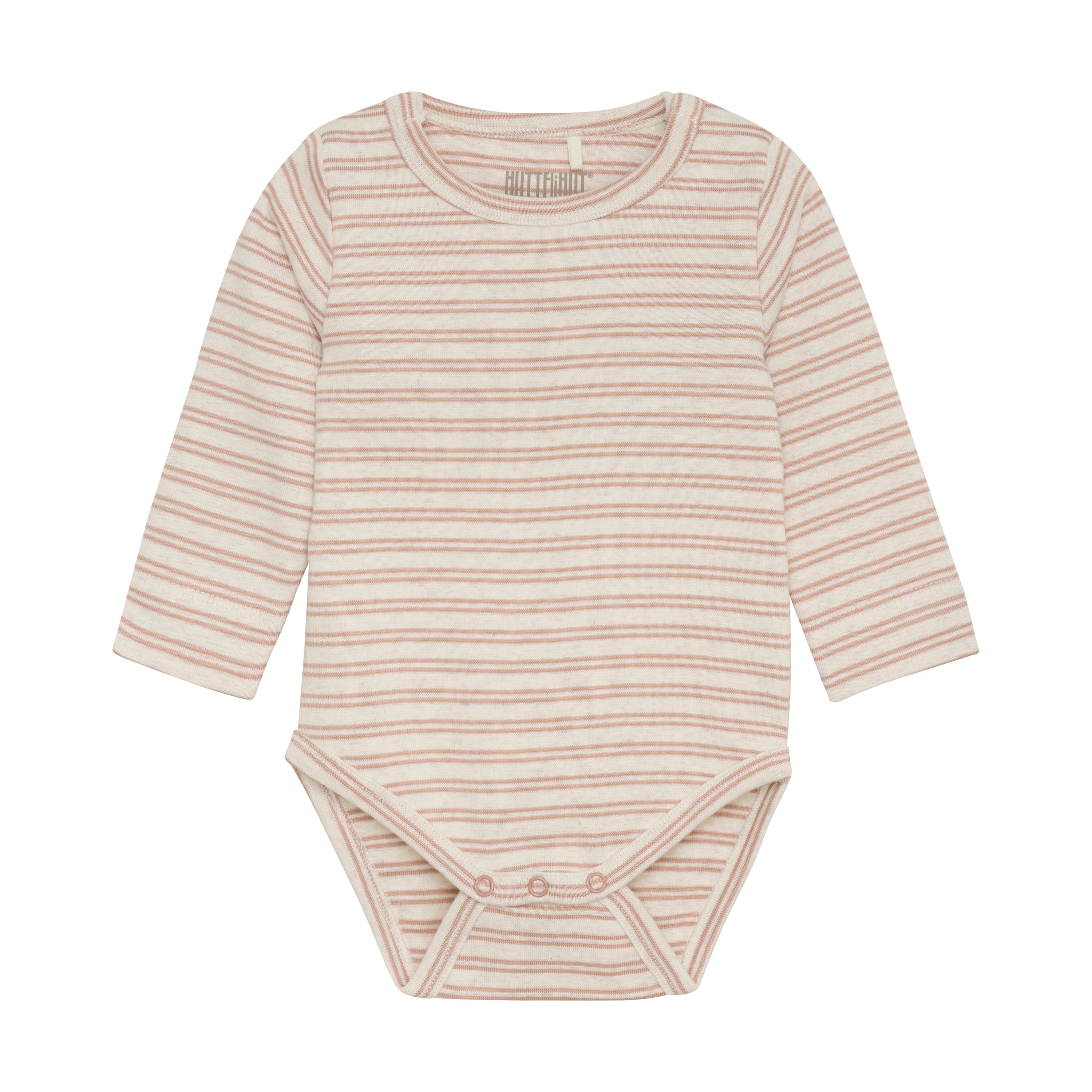 Huttelihut Stribet Rib Body - Mahogany Rose, Begrænset Udgave