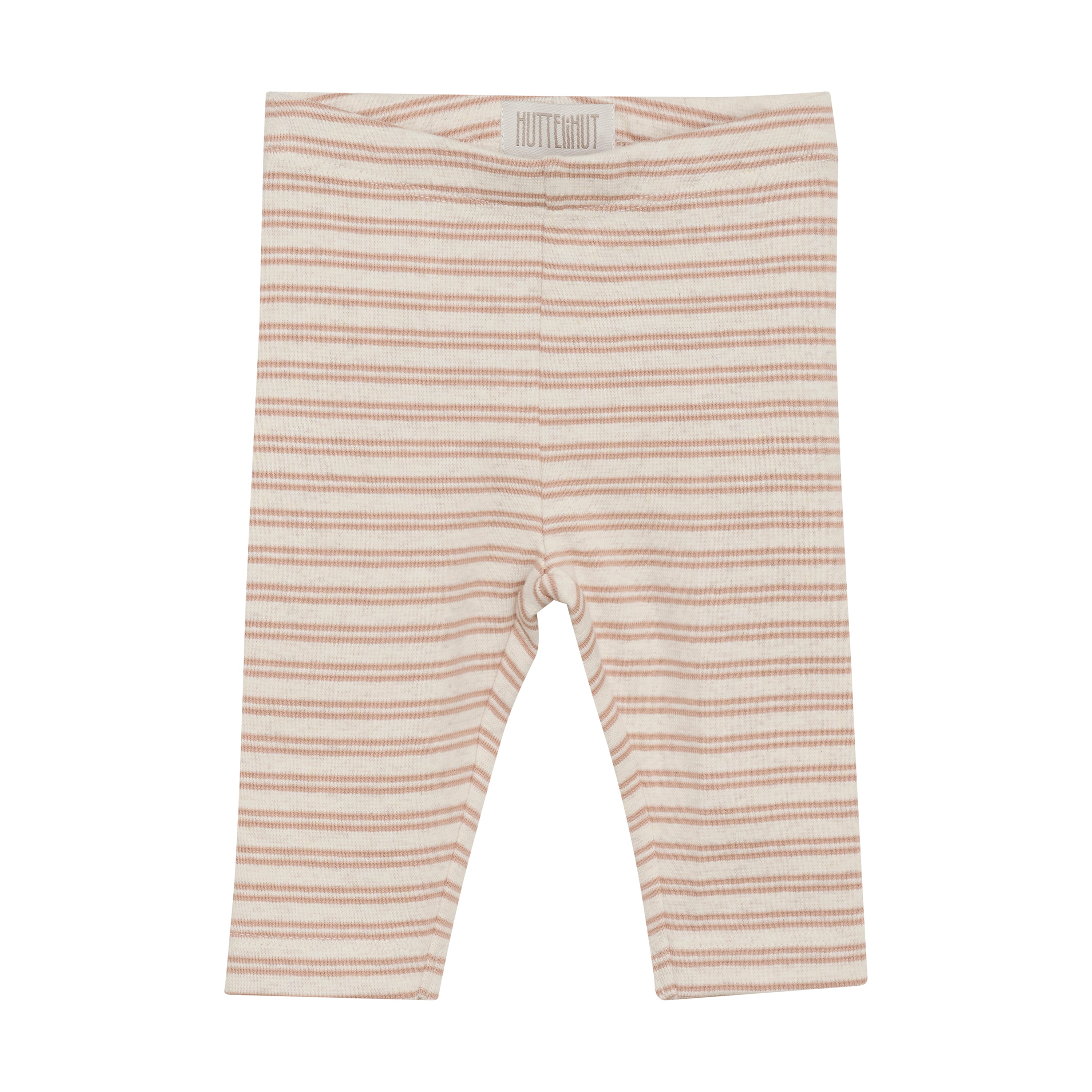Huttelihut Stribede Rib Leggings - Mahogany Rose Tilbud!