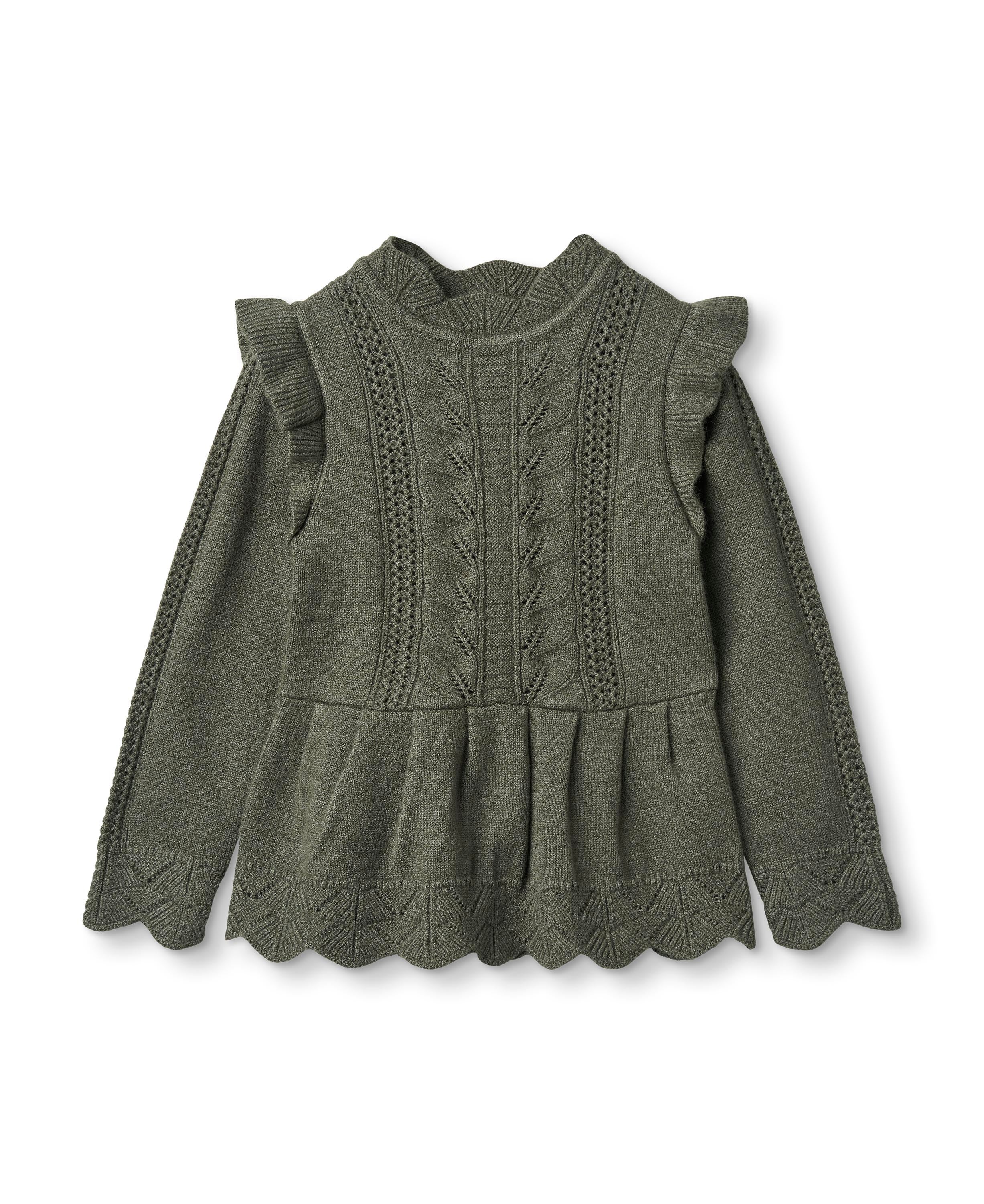 Fliink Alilly Peplum Bluse - Elegant Bluse med Flæser