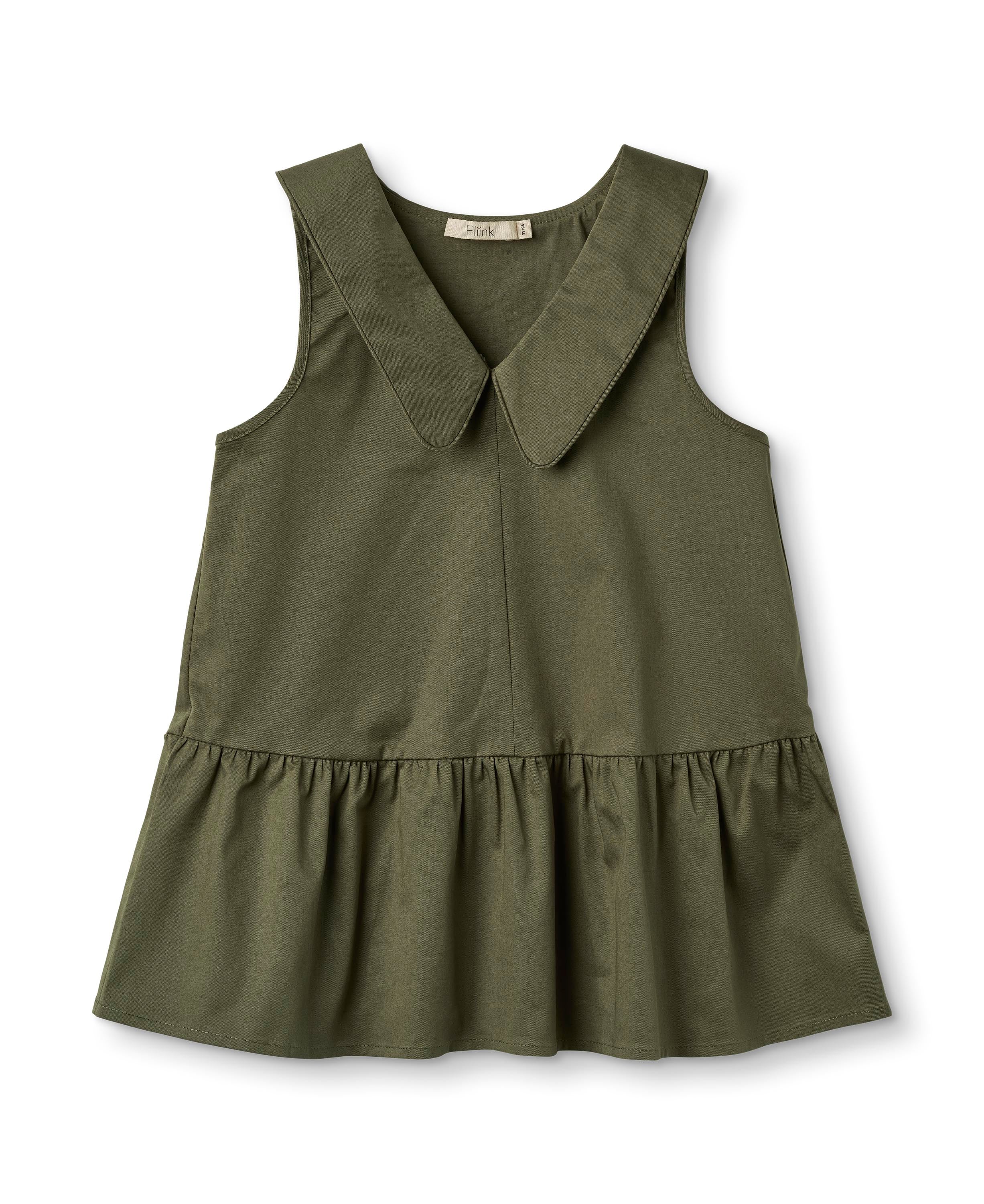 Fliink Karl Johan Kjole – Elegant Grøn Børnedesign