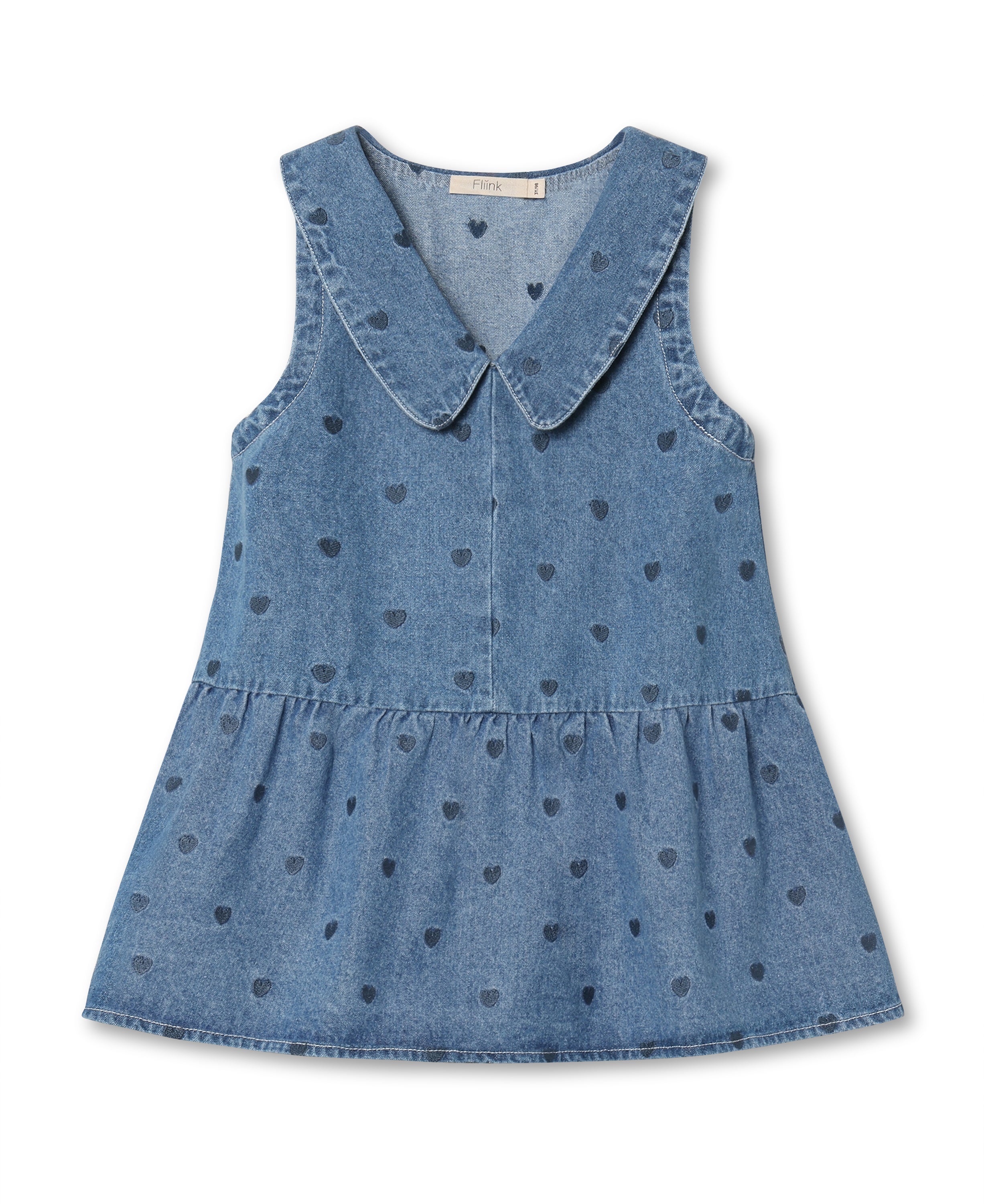 Fliink Donna Denim Spencerkjole - Lys Denim Blå Tilbud