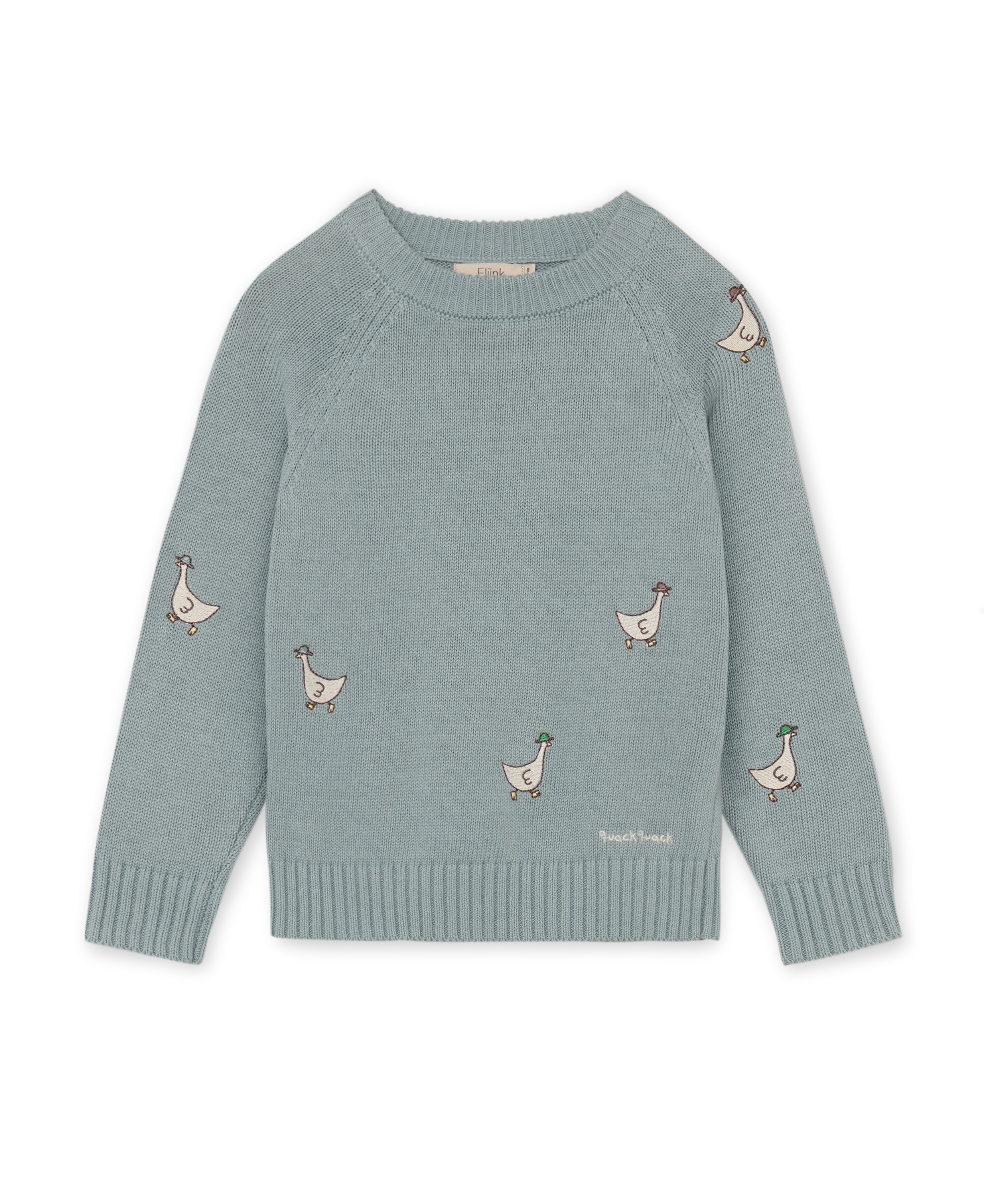 Fliink Mahdi Strikpullover - Slate - Klassisk Komfort til Børn