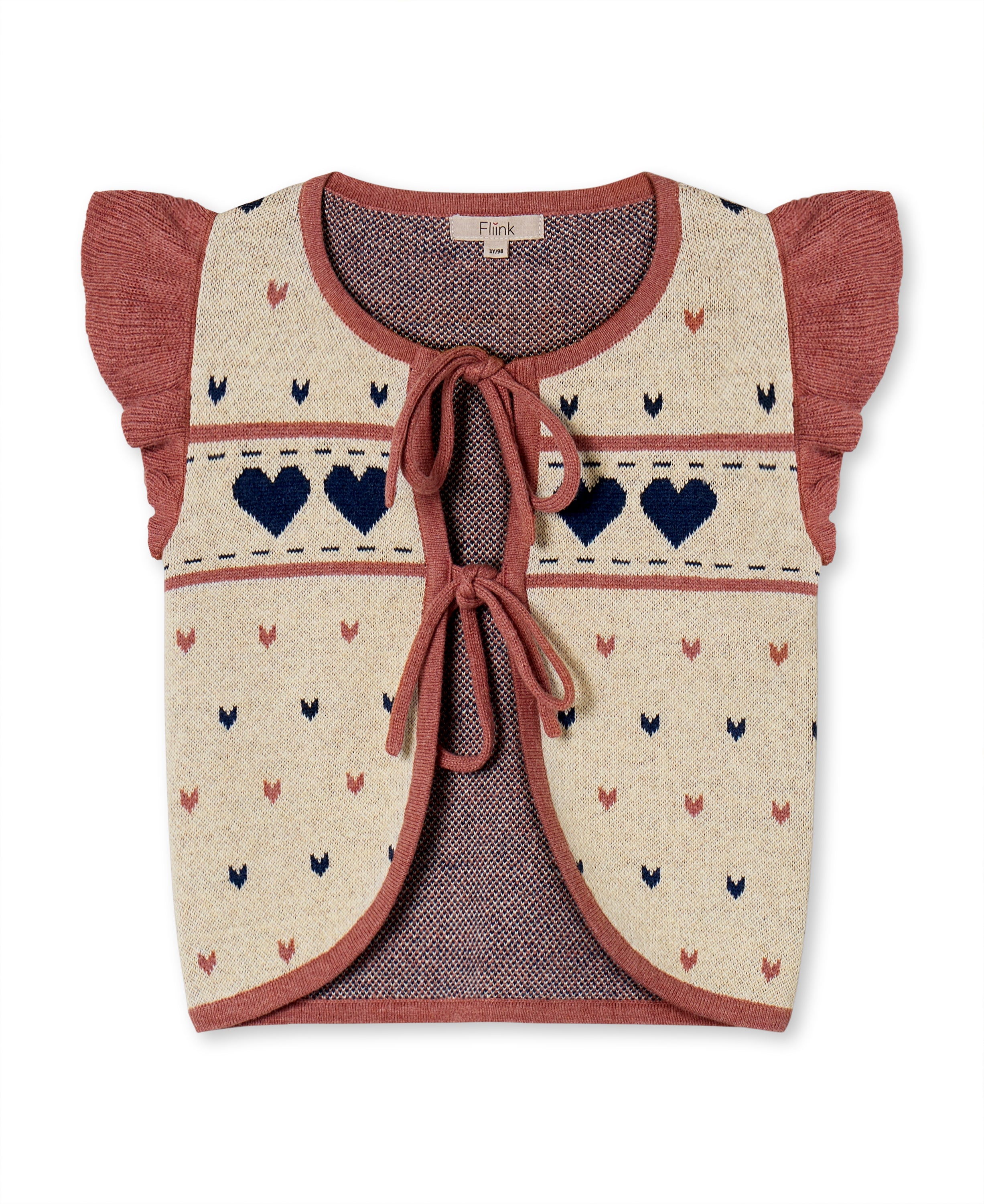 Fliink Nova Multi Heart Vest – Charmerende Hjerteværd Vest
