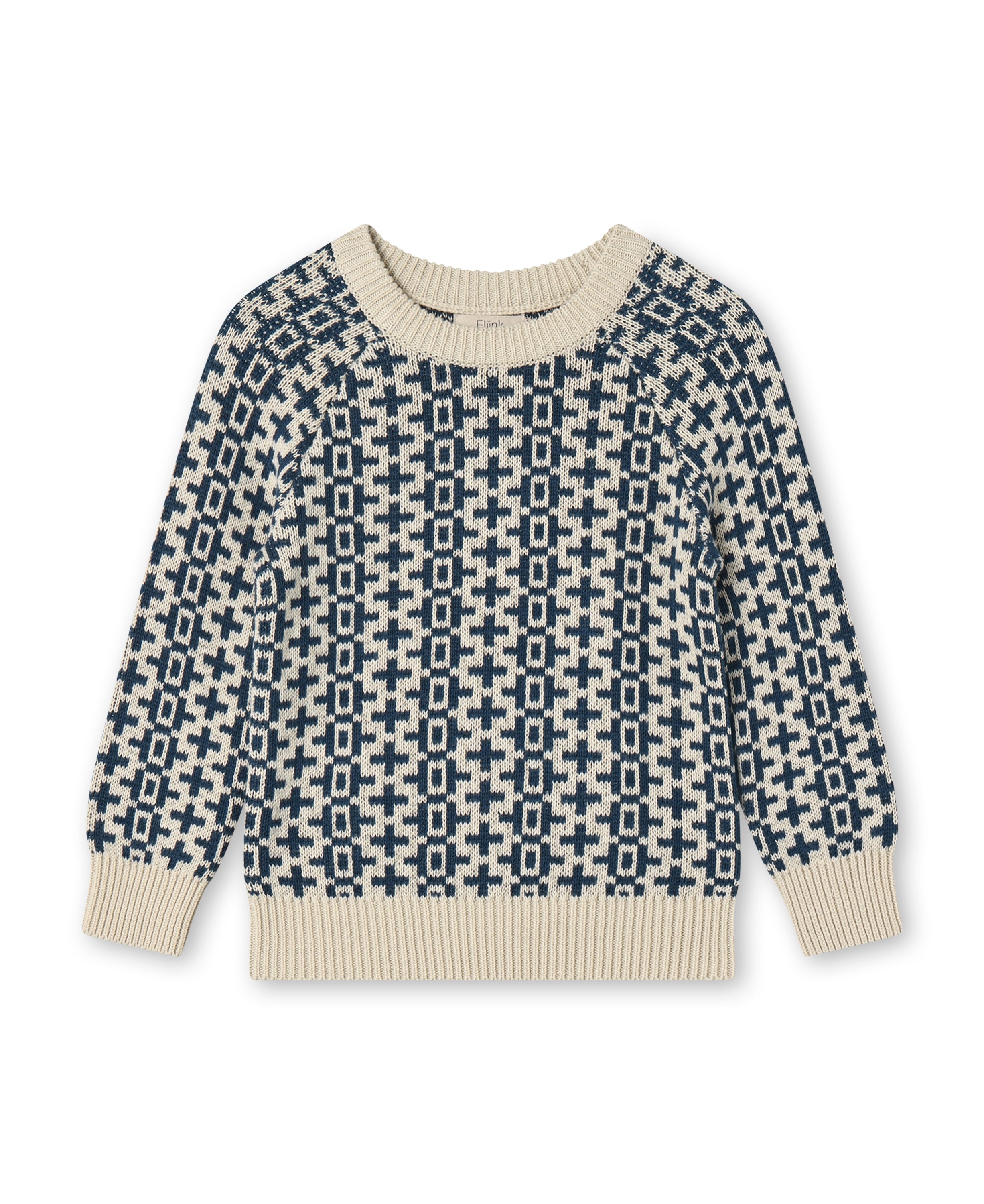 Fliink Nova Nordic Pullover – Elegant Strikbluse til Alle Anledninger