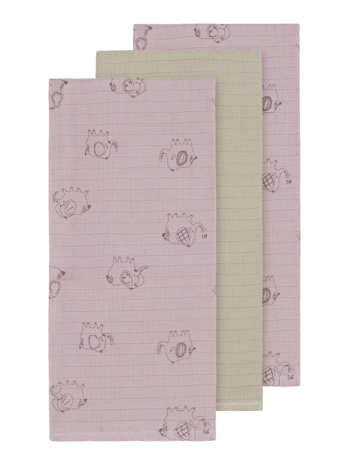 Name It Ohappy Stofbleer 3 Pak – Burnished Lilac Tilbud
