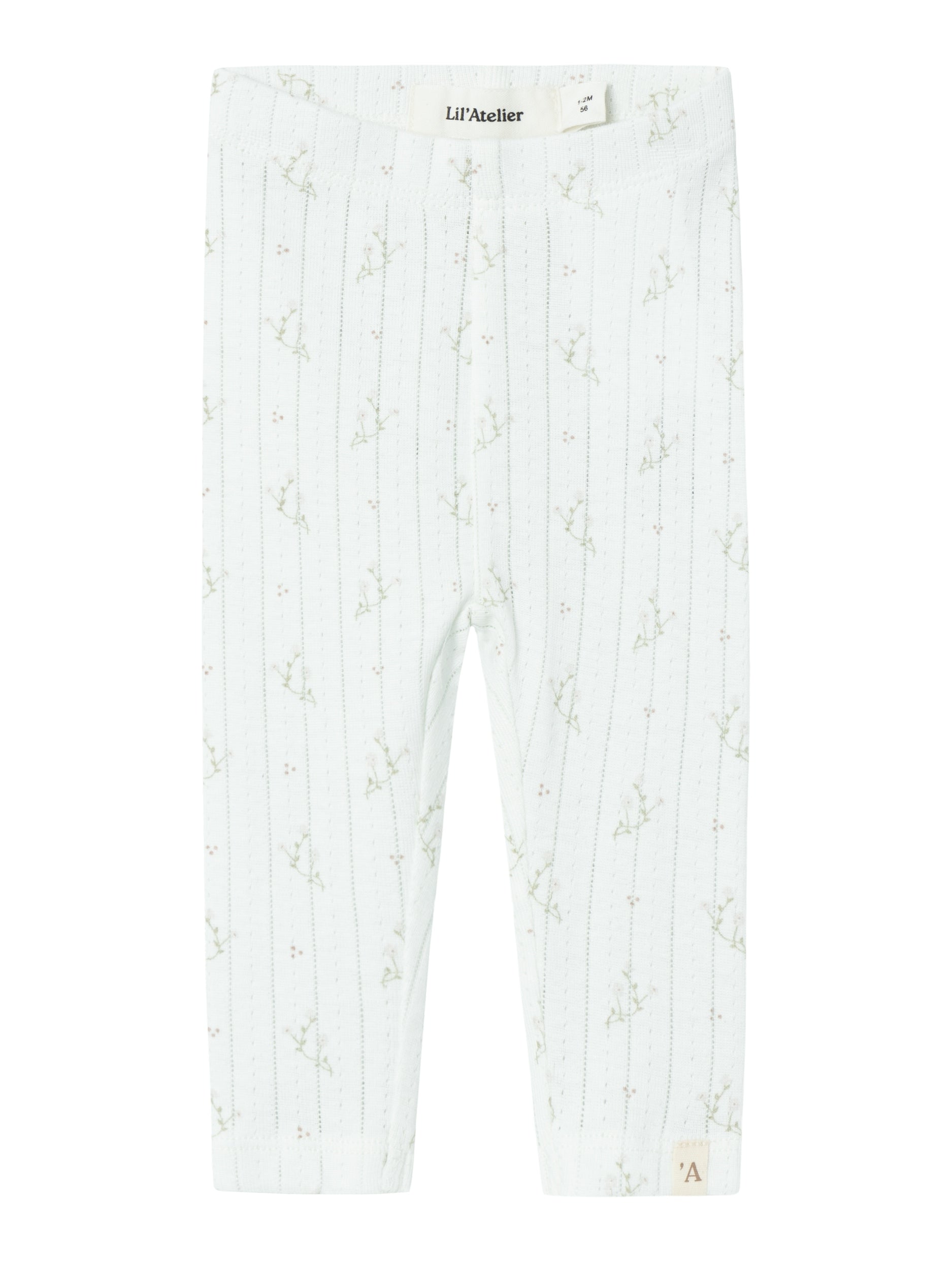 Lil Atelier Rachello Dee Leggings – Kokosmælk til Børn