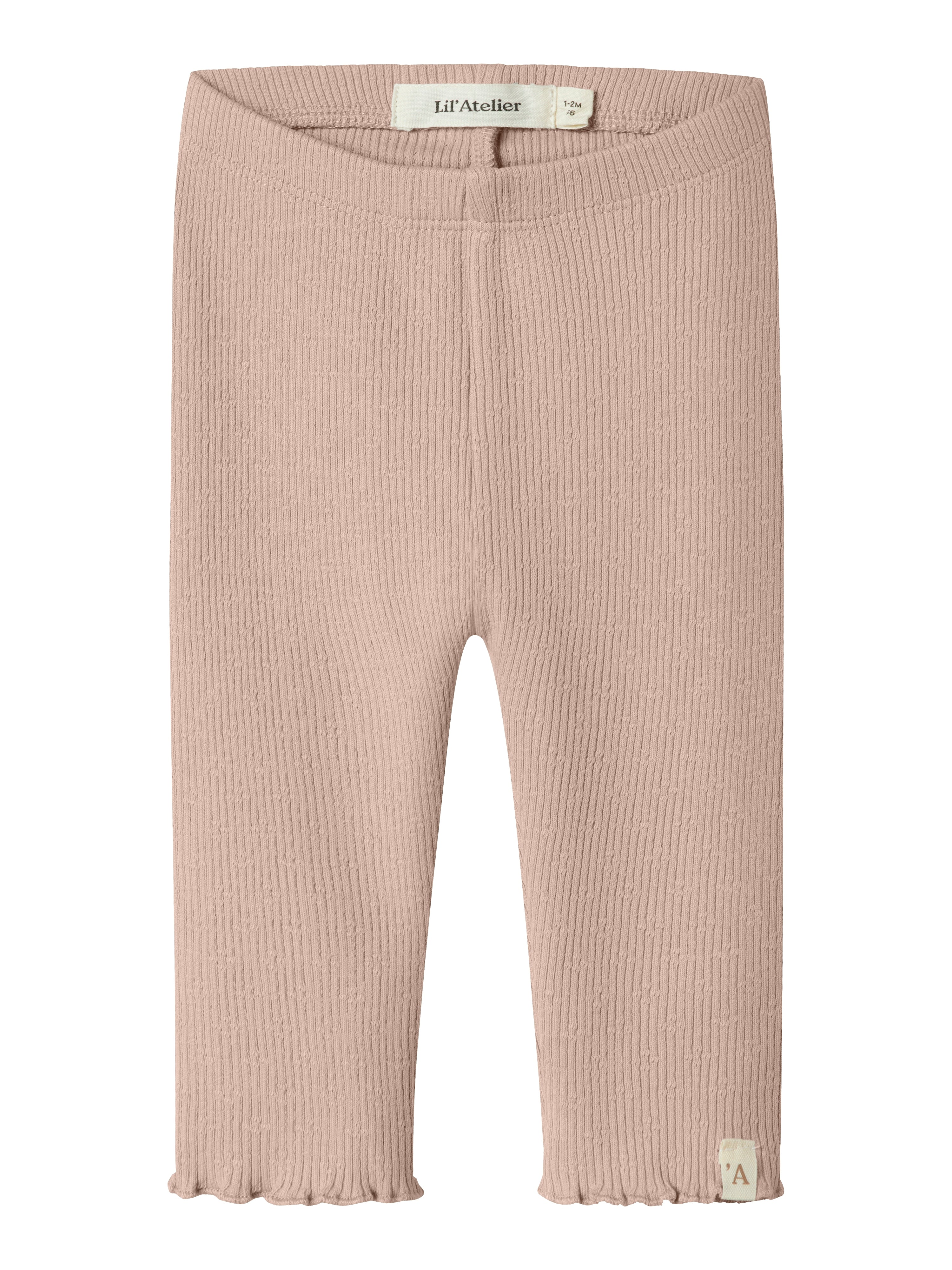 Lil Atelier Nora Slim Leggings – Cameo Rose Tilbud