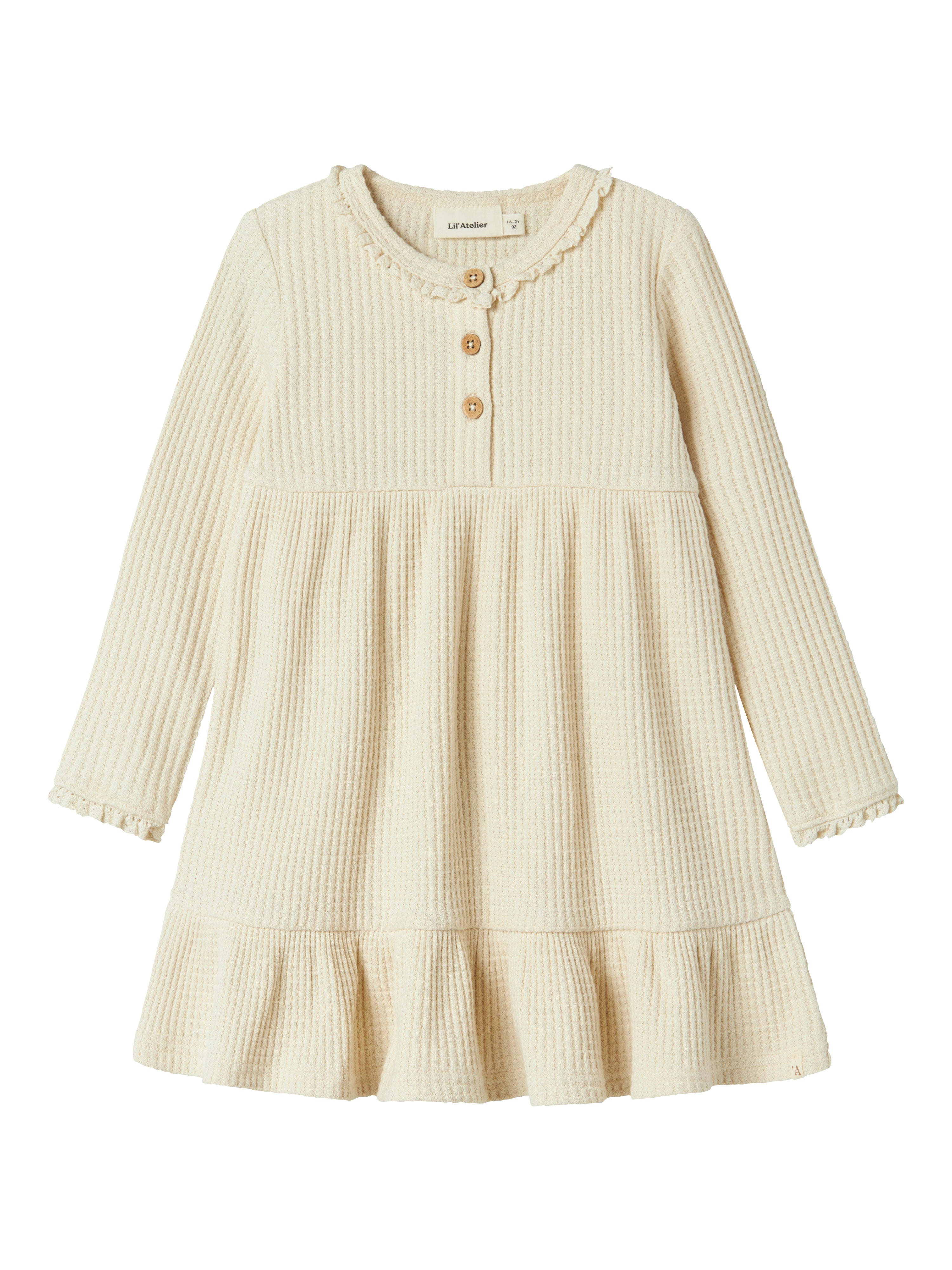 Lil Atelier Osanne Kjole i Turtledove - Fantastisk Tilbud!