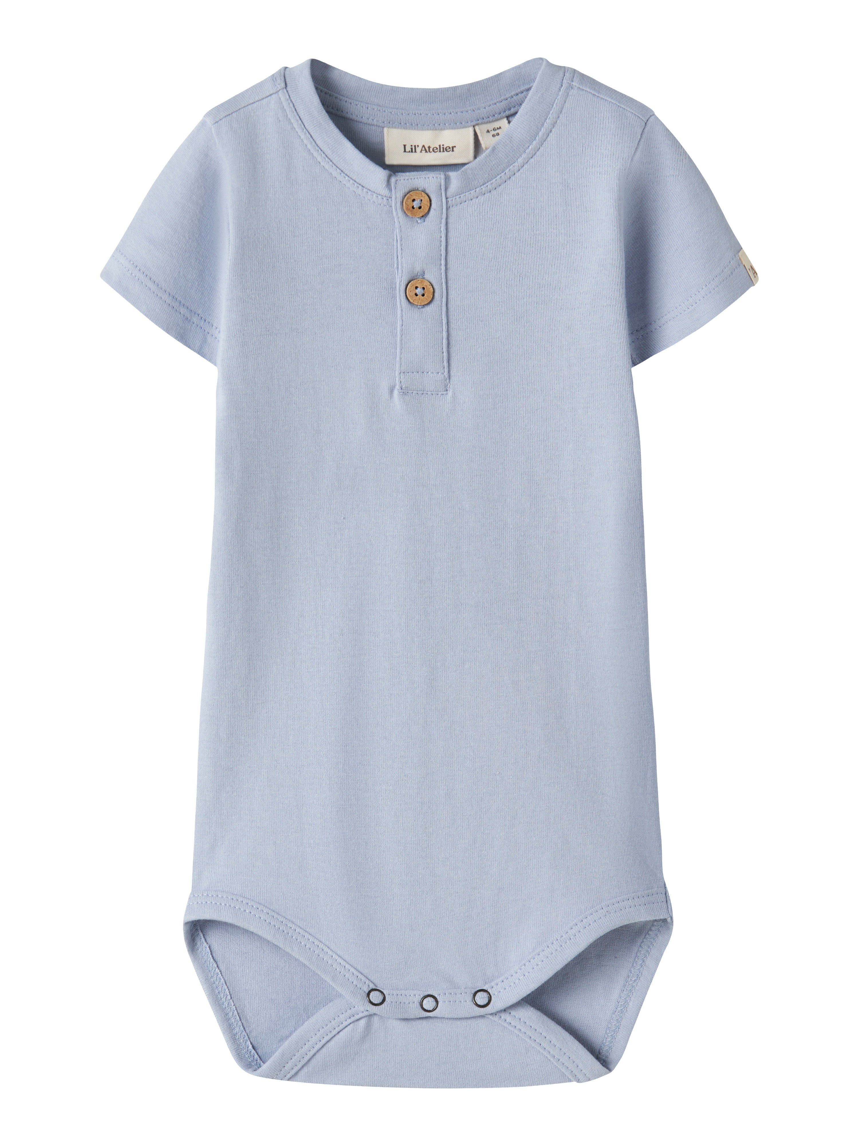 Lil Atelier Dolan Ss Body - Zen Blue -   Cm