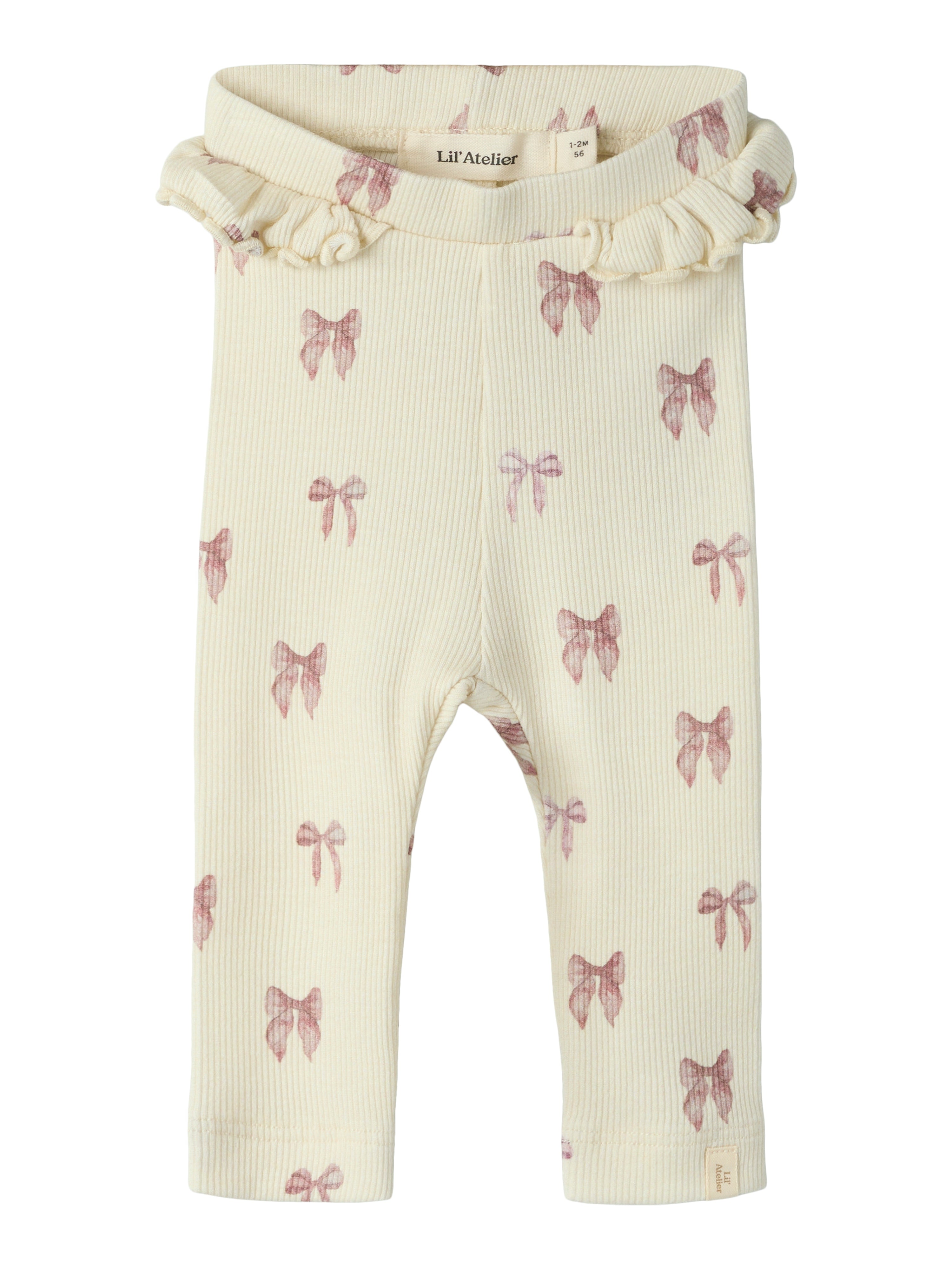 Lil Atelier Gavo - Efi Legging - Turtledove Bow -   Cm