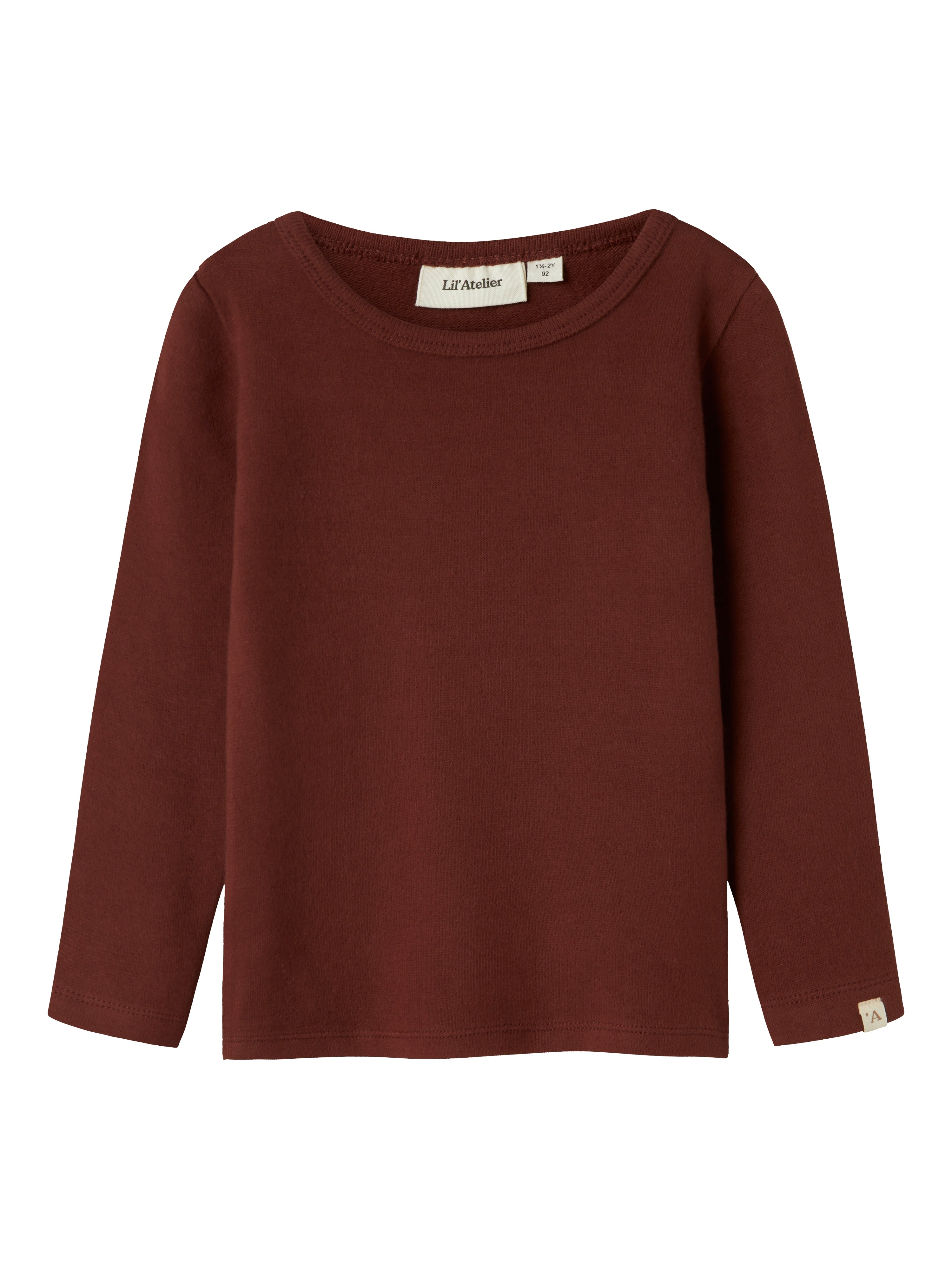 Lil Atelier Thora Slim Top – Mørk Chokolade – Udsalg!