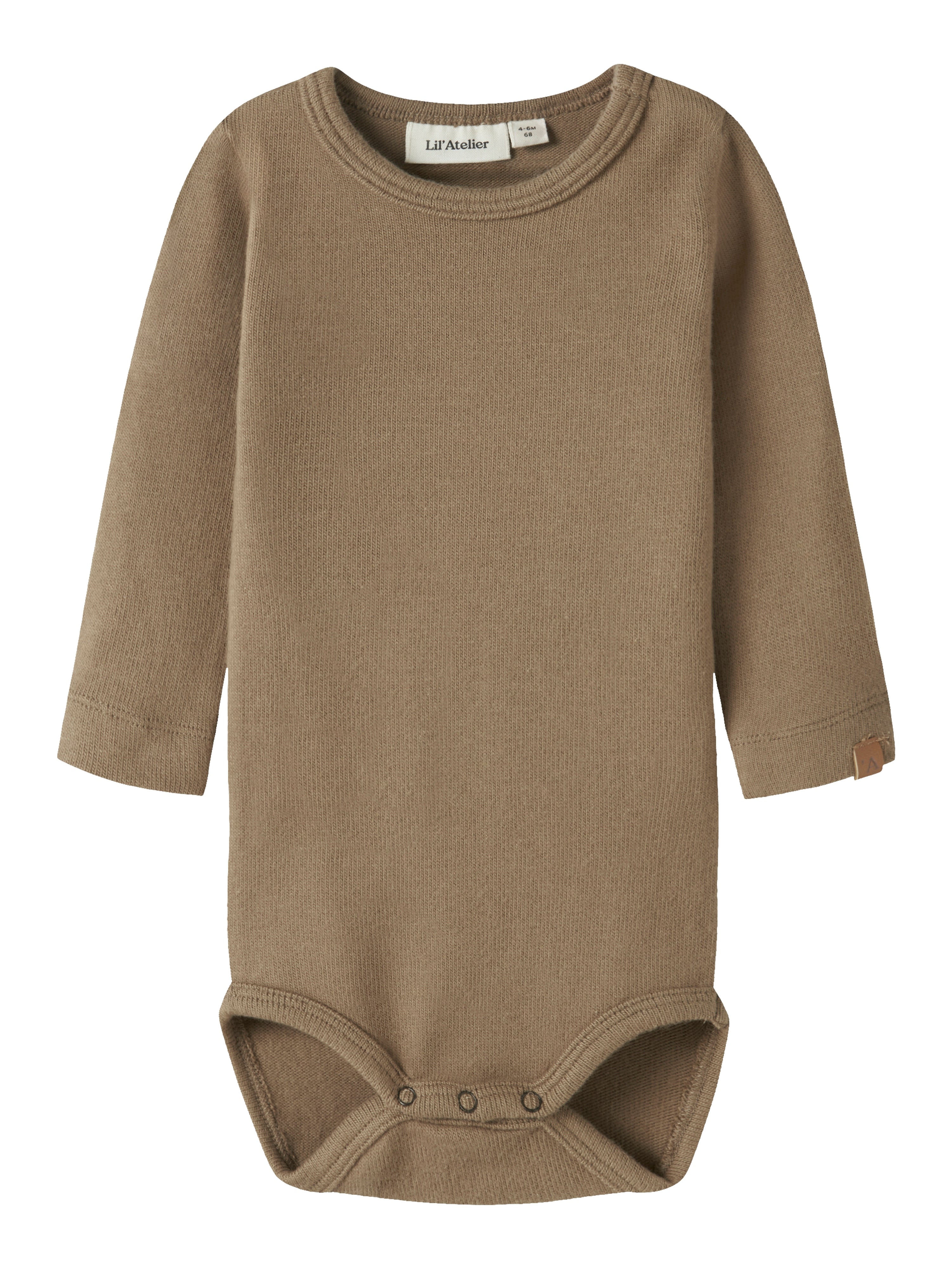 Lil Atelier Thoro Leo Body – Elegant sepia til børn