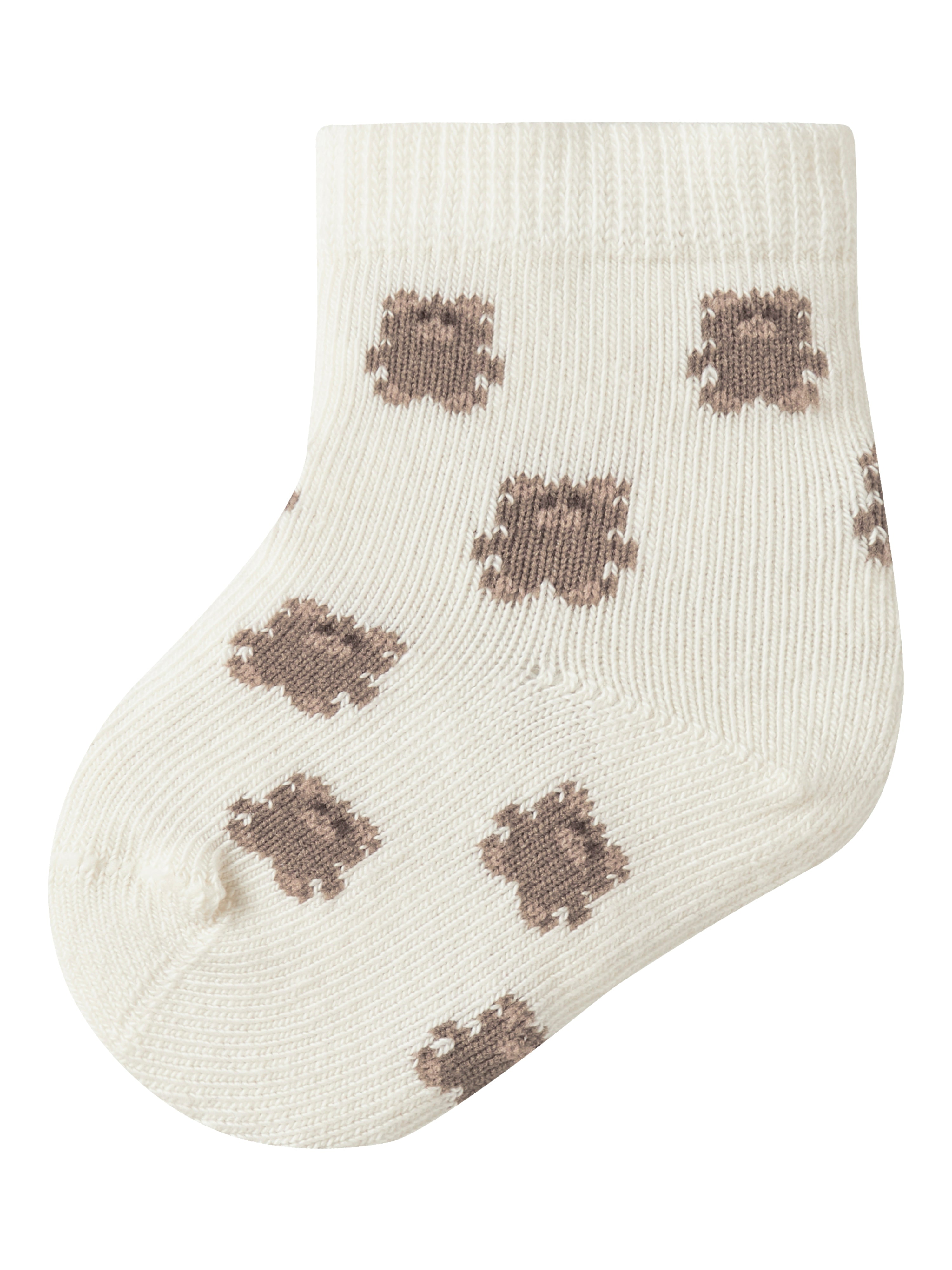 Lil Atelier Rossa Babysokker – Turtledove med Bamser