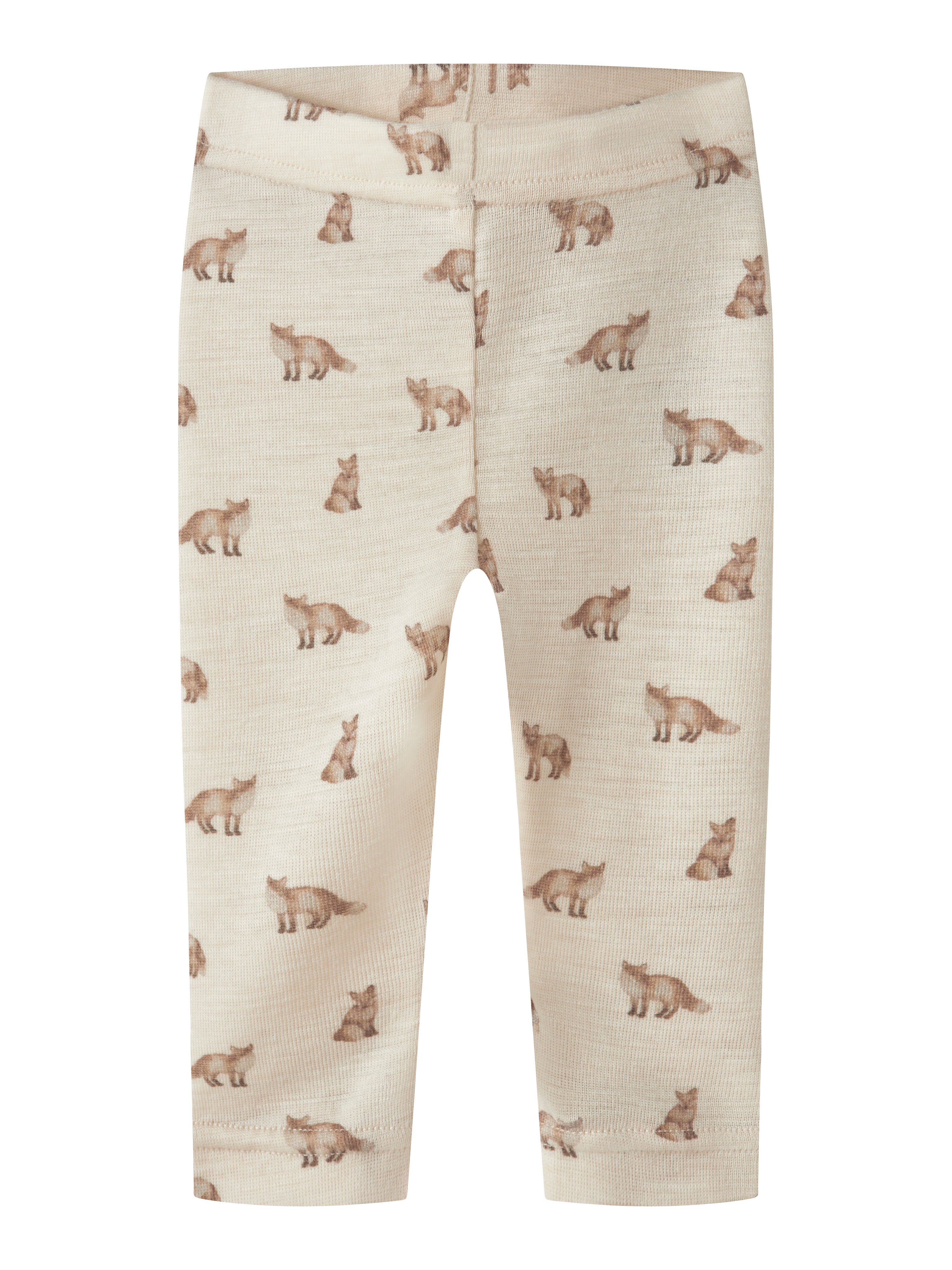 Lil Atelier Nalu - Wool Slim Leggings - Turtledove Fox -   Cm