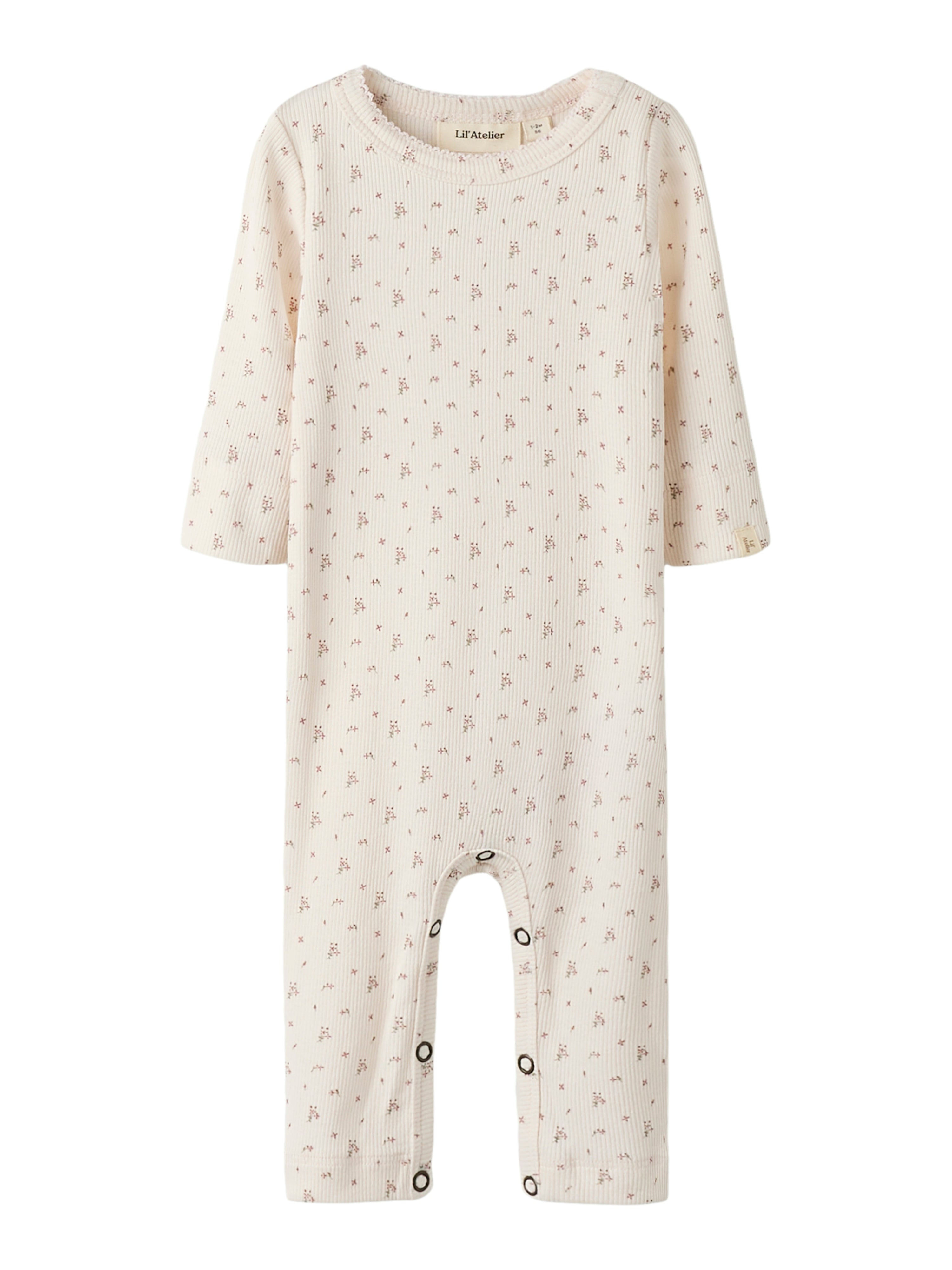 Lil Atelier Gago Natdragt – Almost Mauve med Blomsterprint