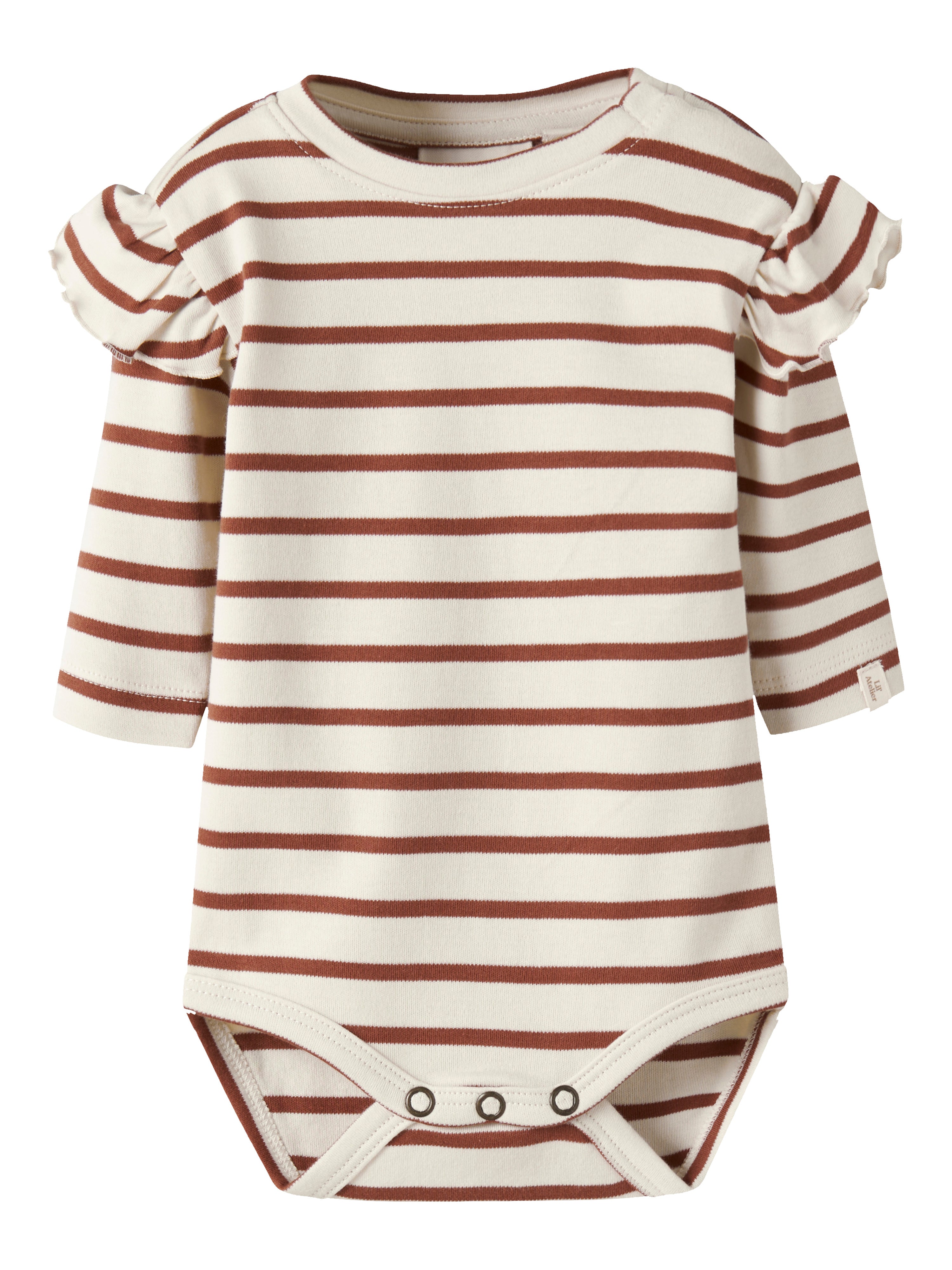 Lil Atelier Limia - Mia Ls Body - Turtledove Maple Syrup -   Cm