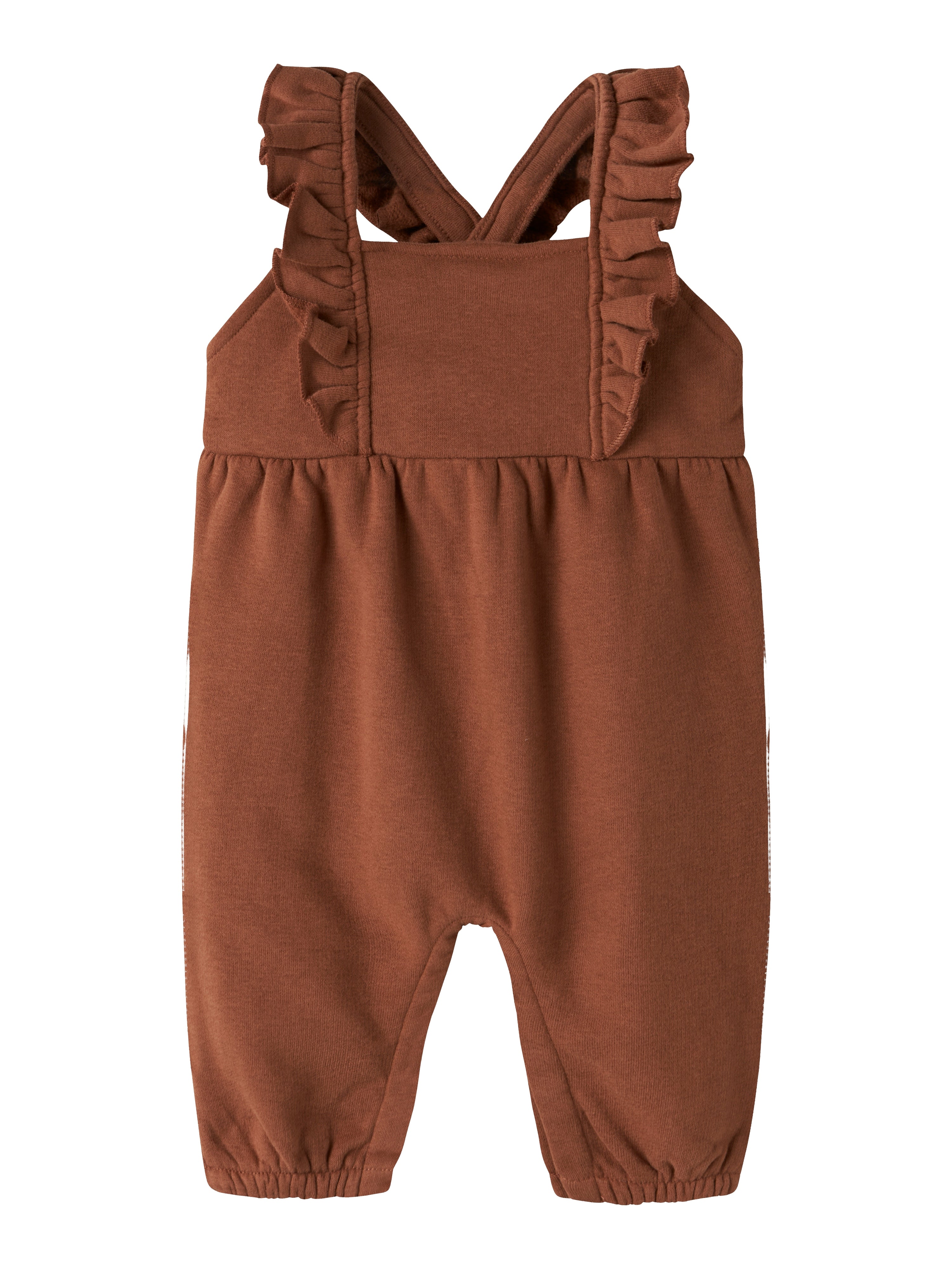 Lil Atelier Ilondon - Ruk Loose Sweat Overall - Maple Syrup -   Cm