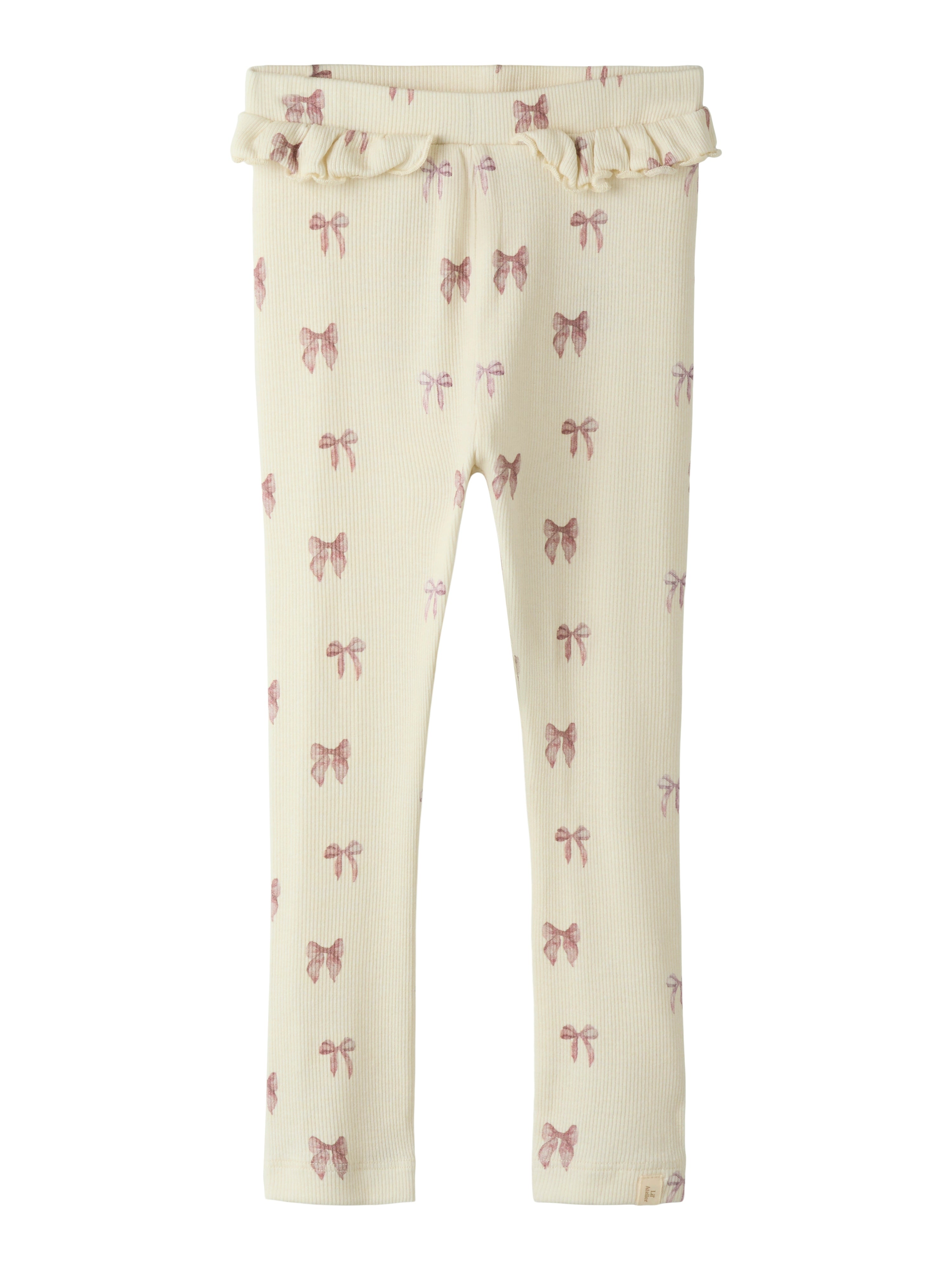 Lil Atelier Gavo Efi Leggings med Sløjfer – Turtledove
