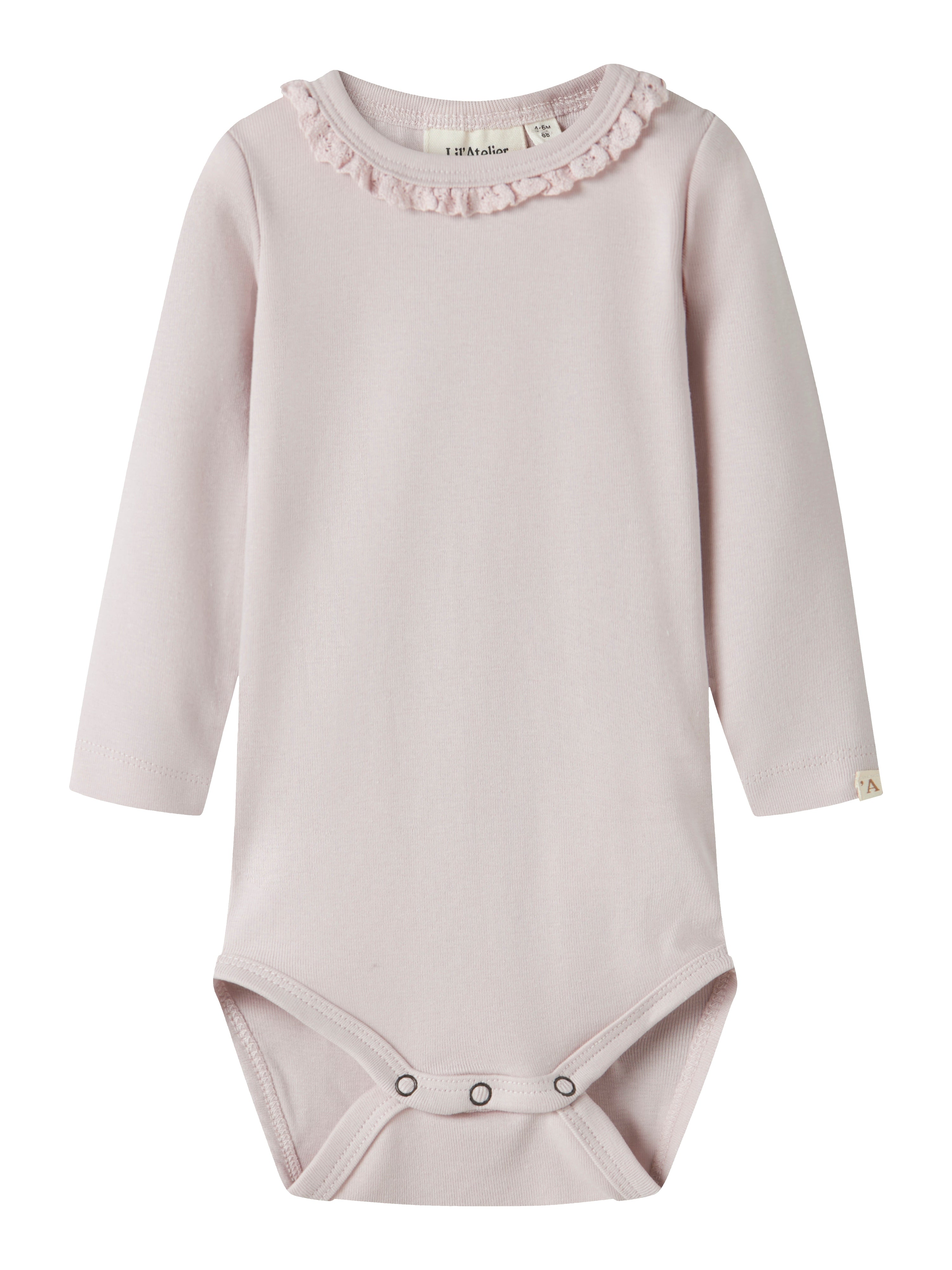 Lil Atelier Layo - Sup Ls Slim Body - Hushed Violet -   Cm