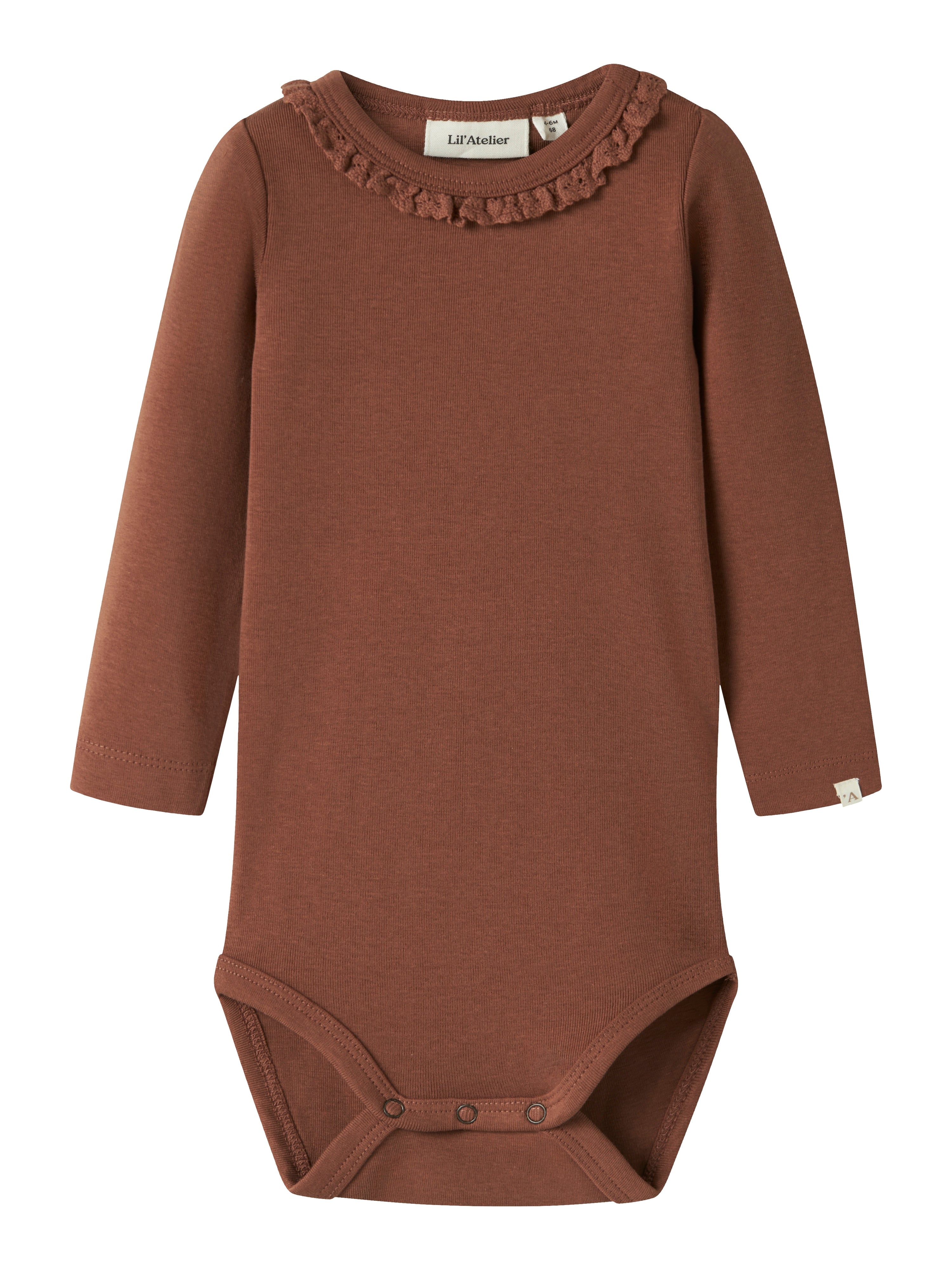 Lil Atelier Layo - Sup Ls Slim Body - Maple Syrup -   Cm