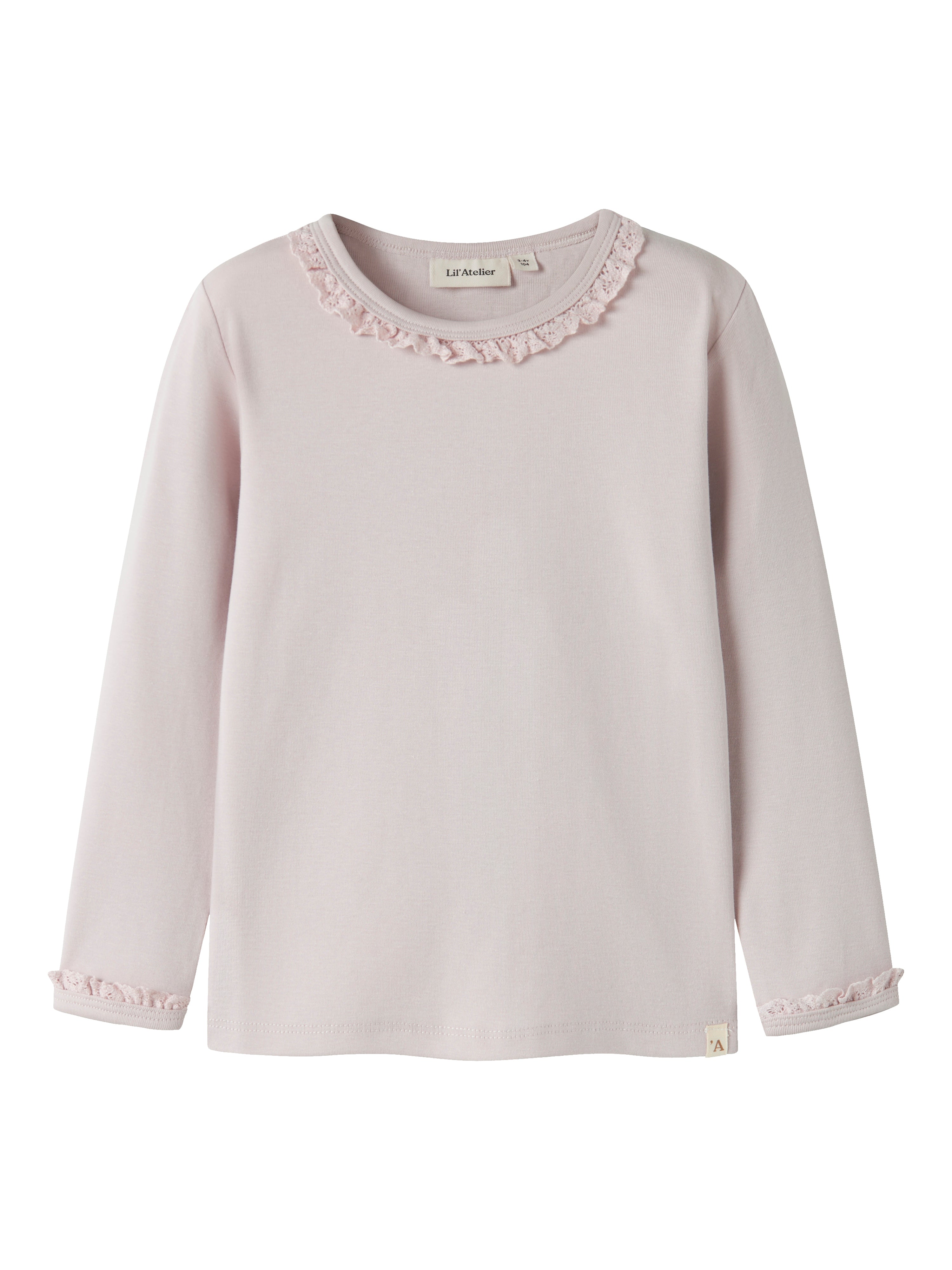 Lil Atelier Layo - Sup Slim Top - Hushed Violet -   Cm