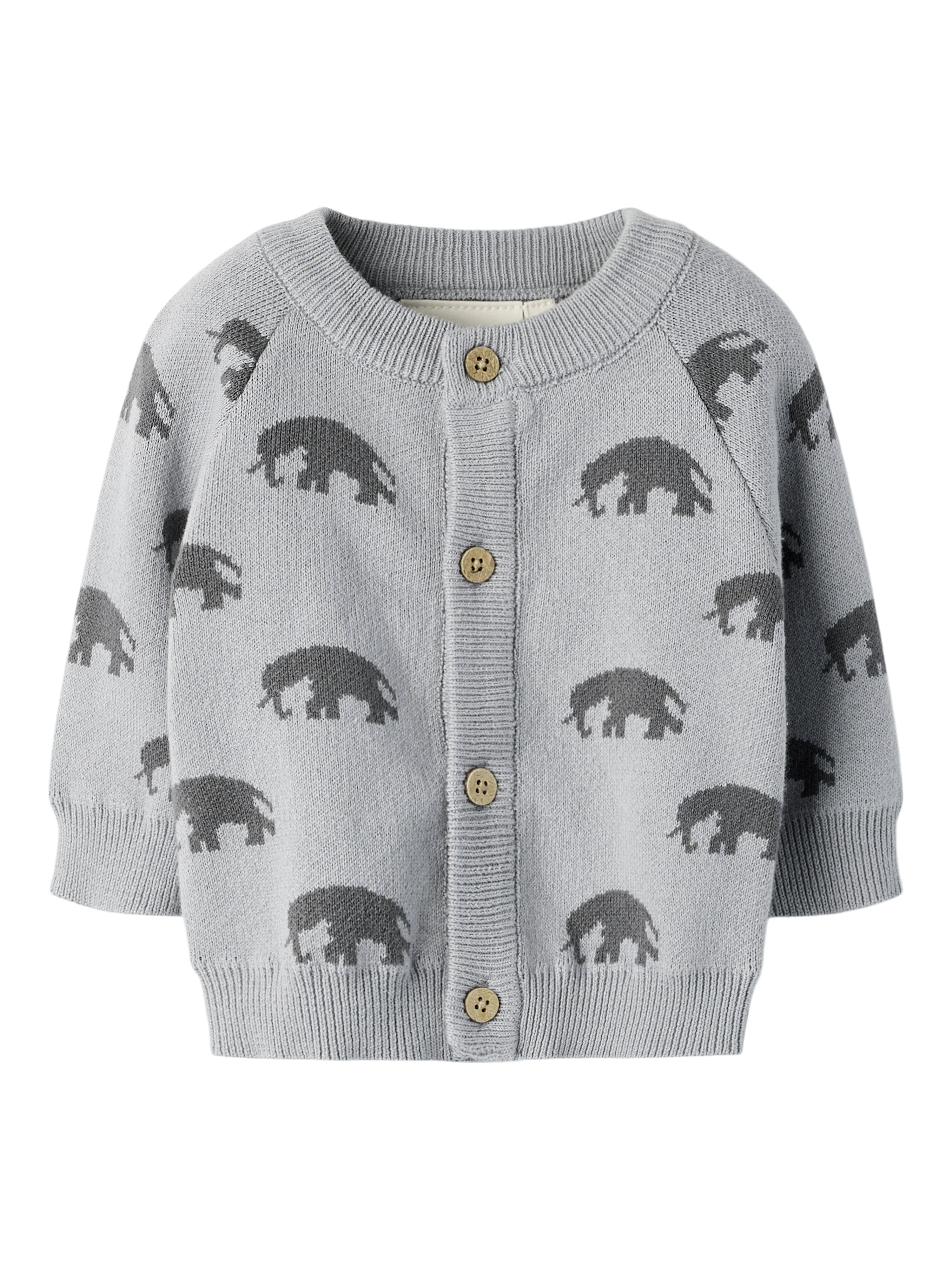 Lil Atelier Lulio - Knit Cardigan - Sleet -   Cm