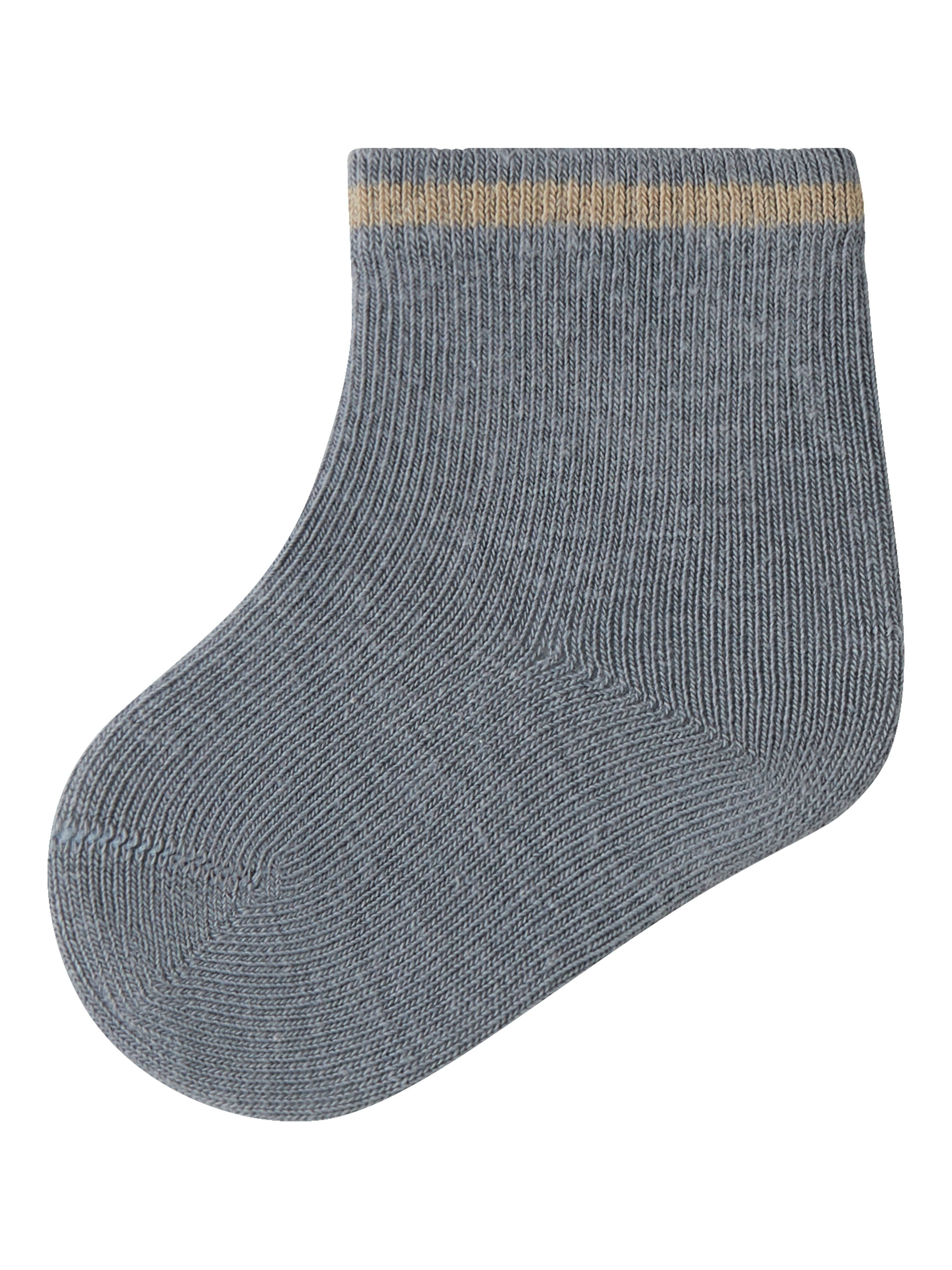 Lil Atelier - Love - Fir Stripe Strømper - Sleet -
