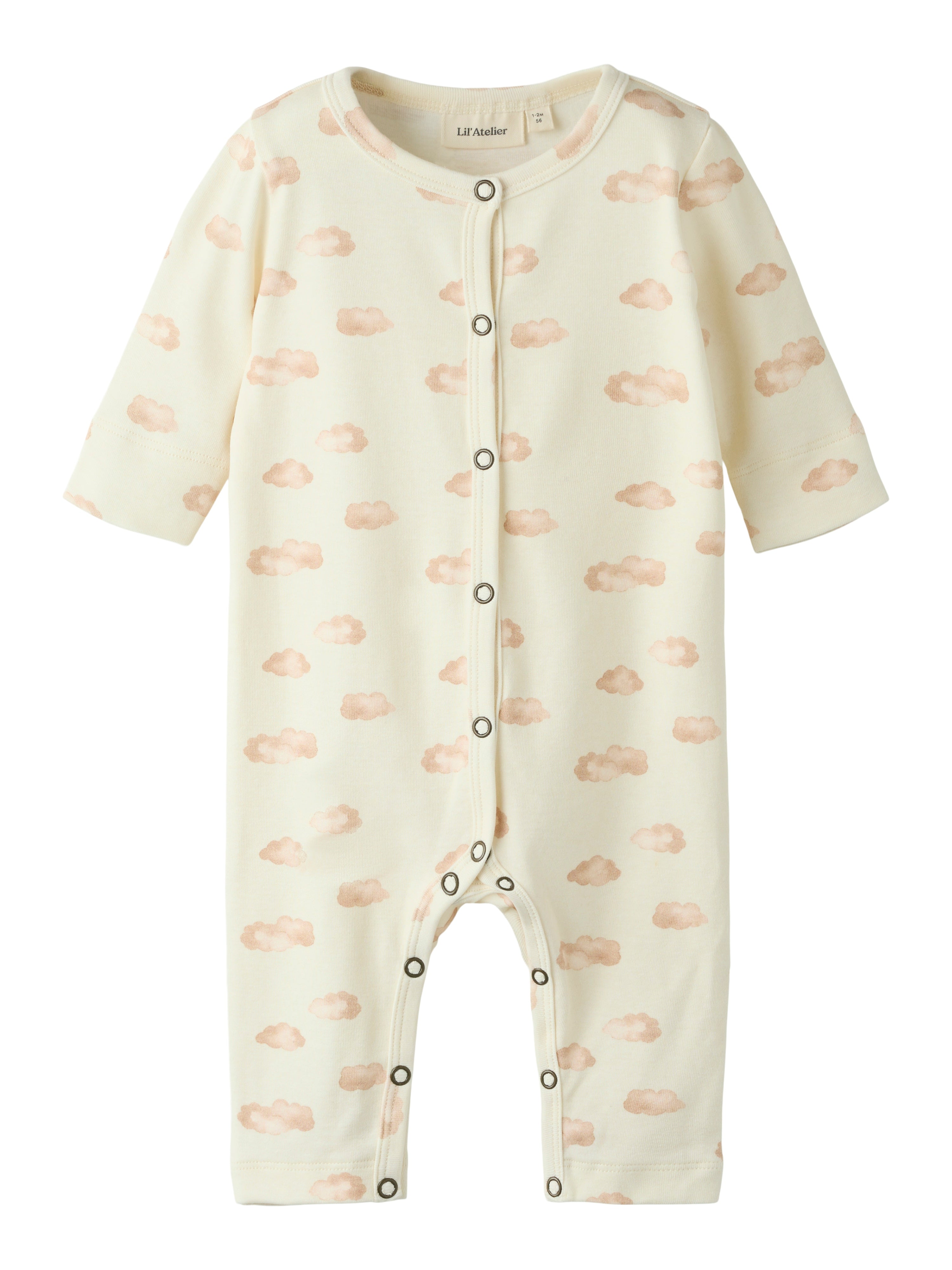 Lil Atelier Gio - Ls Nightuit - Turtledove Cloud -   Cm